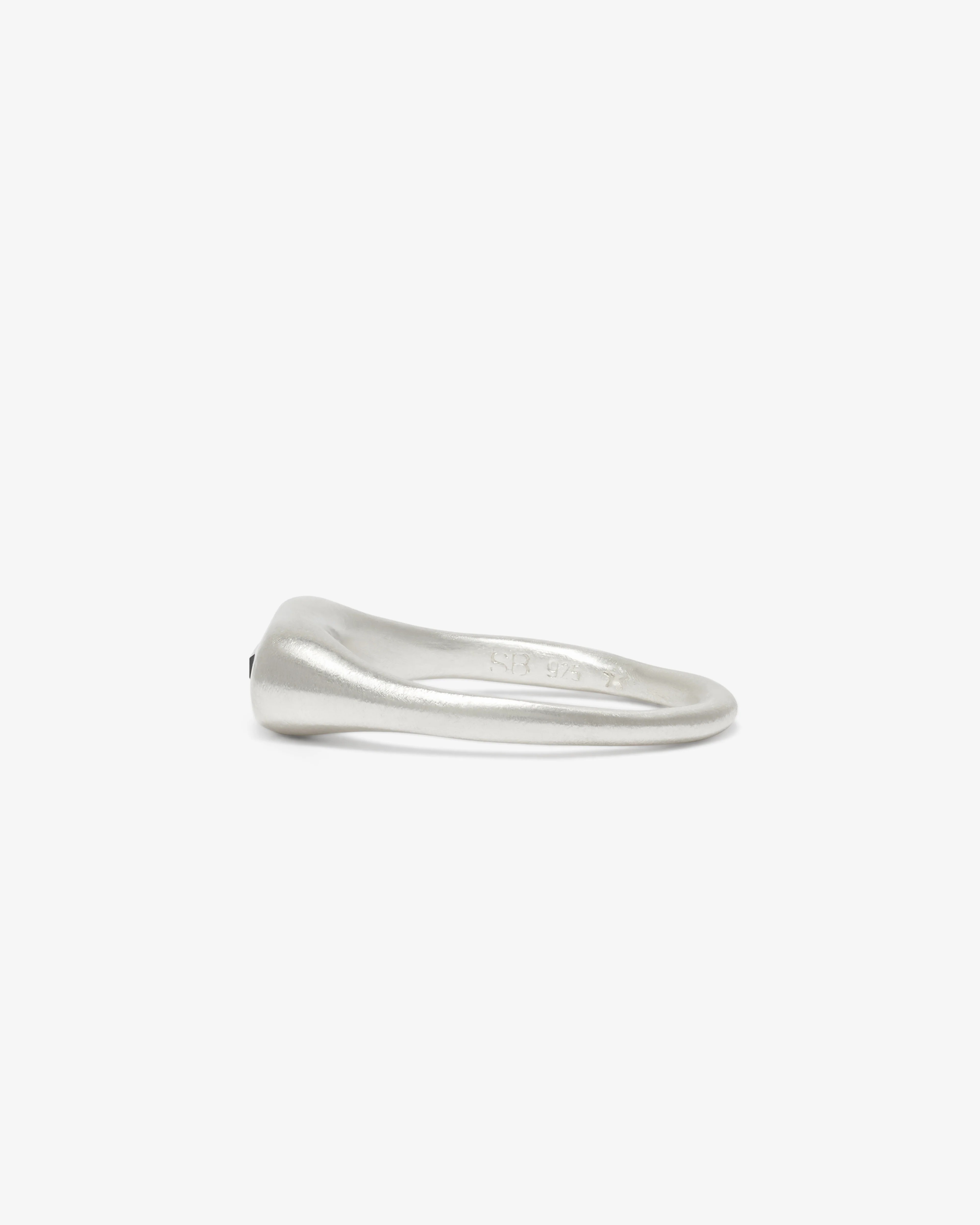 Seb Brown - Silver Lump Ring - (Silver) - Image 2