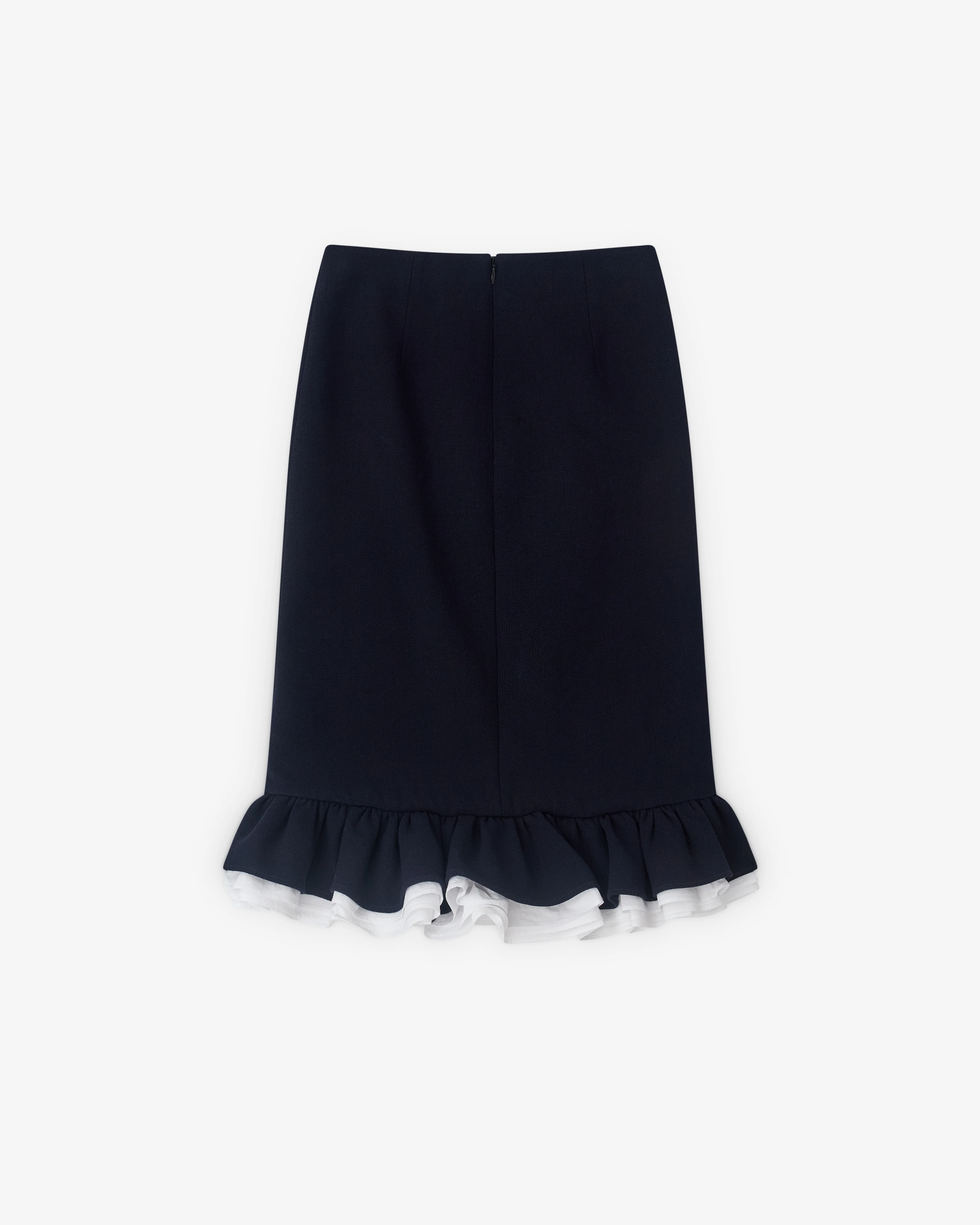 SHUSHU/TONG - Women’s Bud Frap Skirt - (Navy) - Image 2