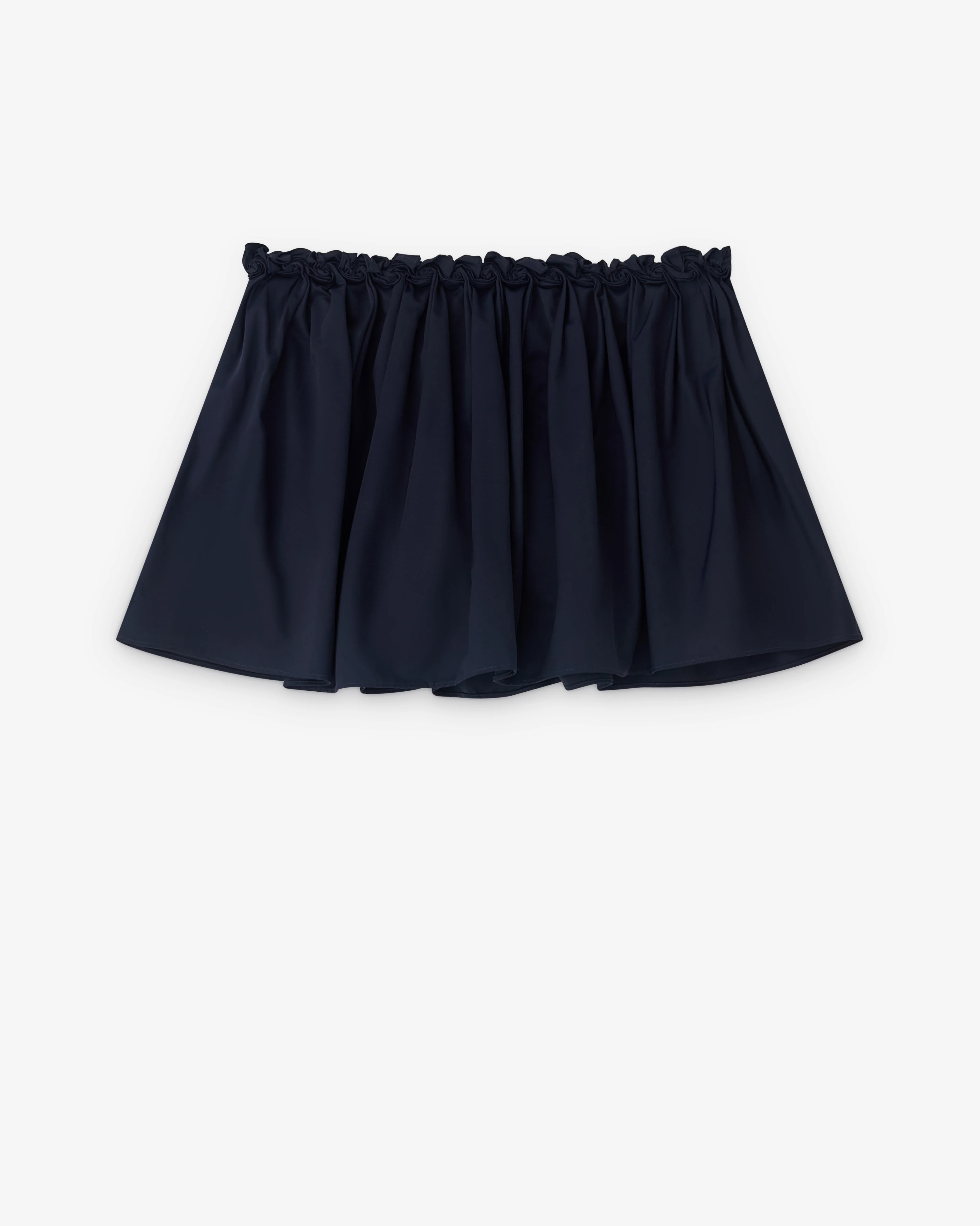 SHUSHU/TONG - Women’s Floral Waist Short Skirt - (Navy) - Image 2