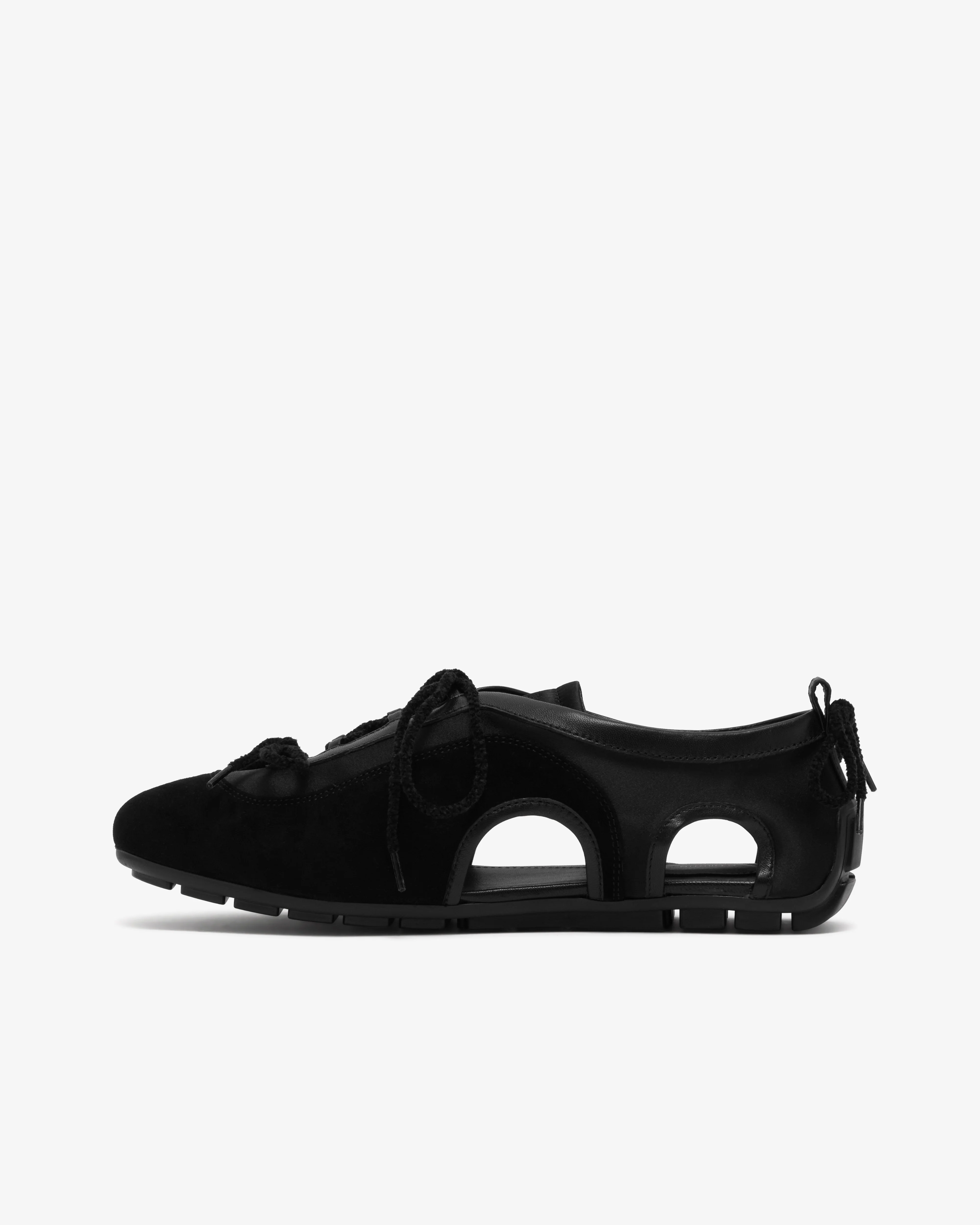Simone Rocha - Men's Cutout Ballerina Grip Trainer - (Black) - Image 2