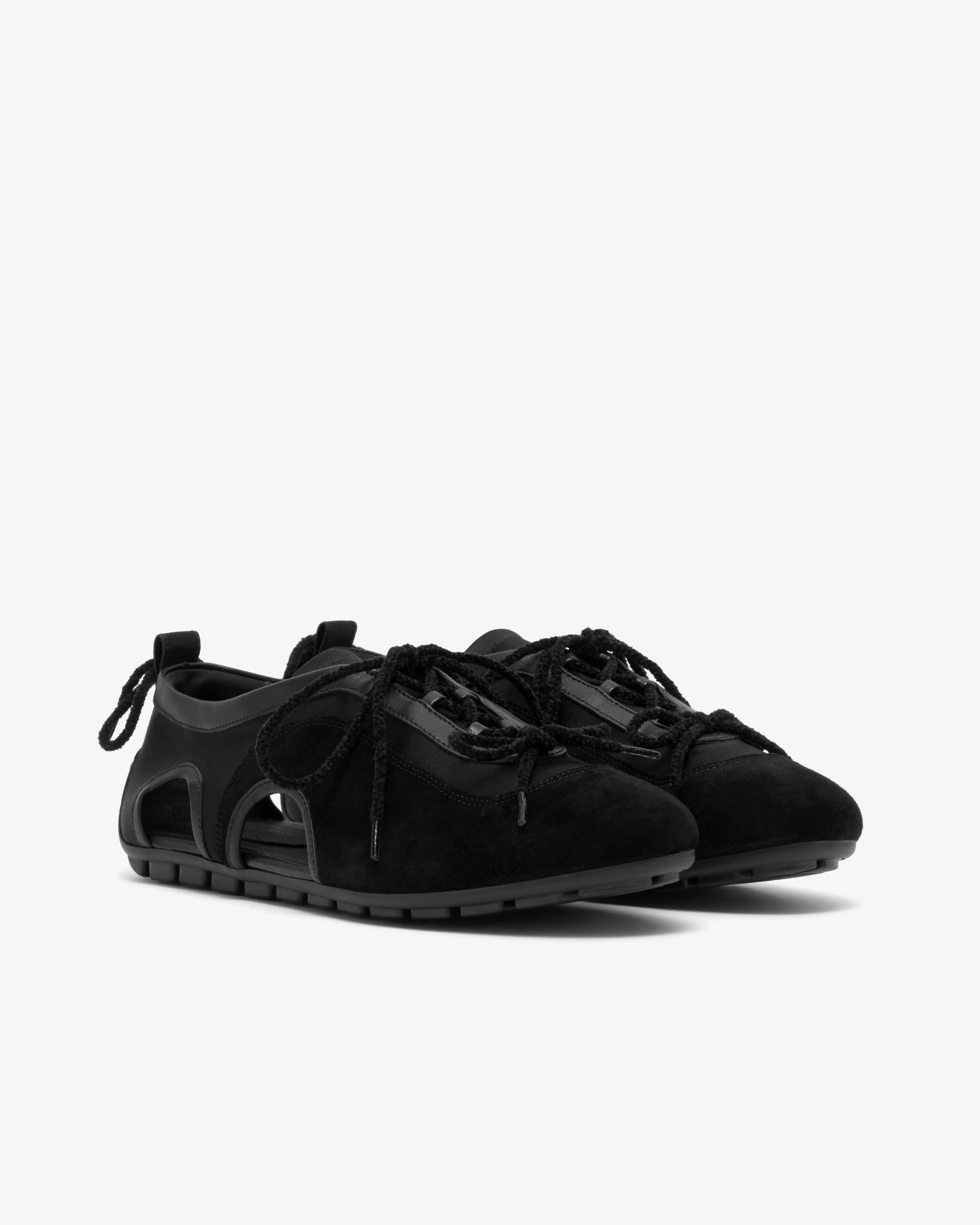 Simone Rocha - Men's Cutout Ballerina Grip Trainer - (Black) - Image 3