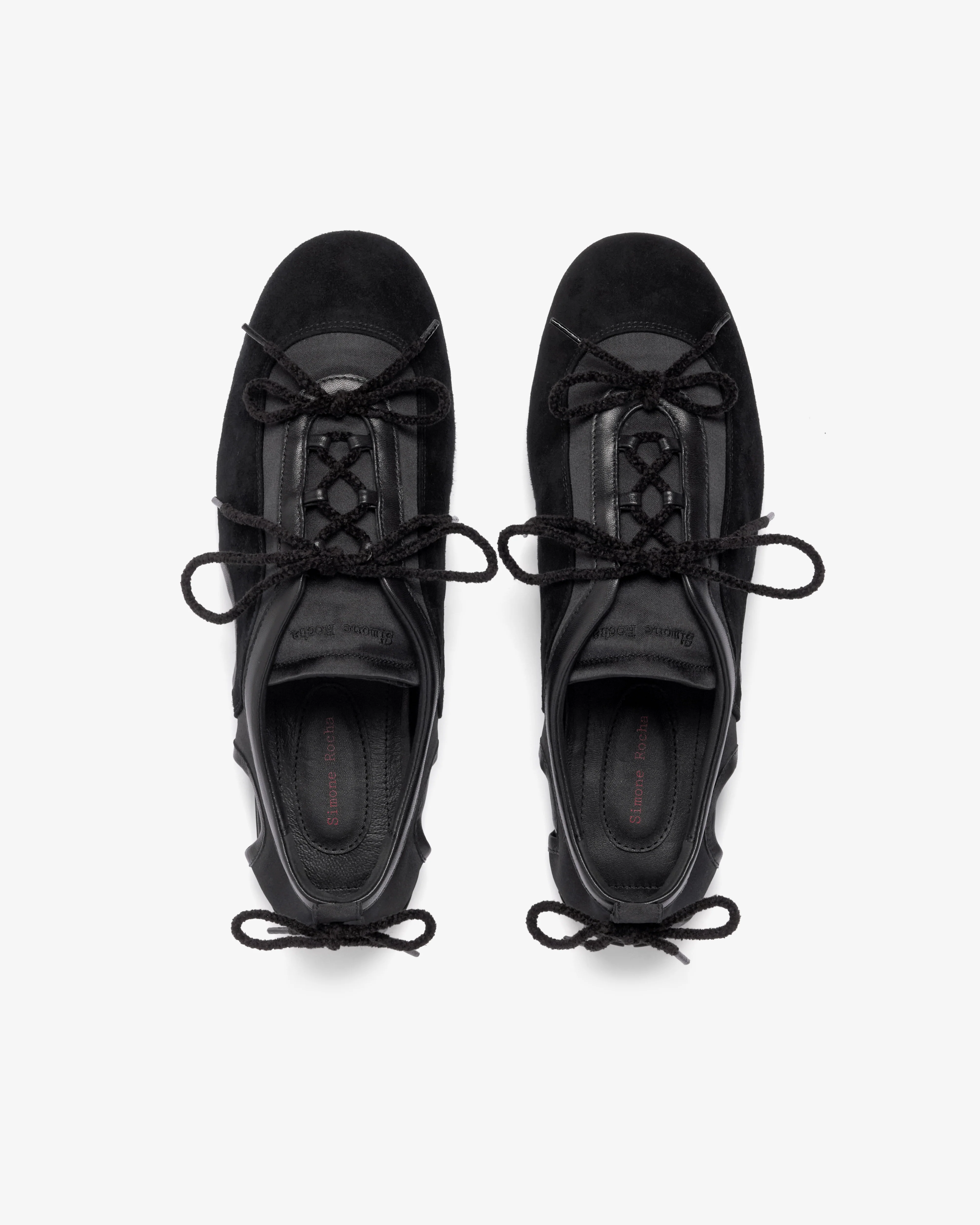Simone Rocha - Men's Cutout Ballerina Grip Trainer - (Black) - Image 5