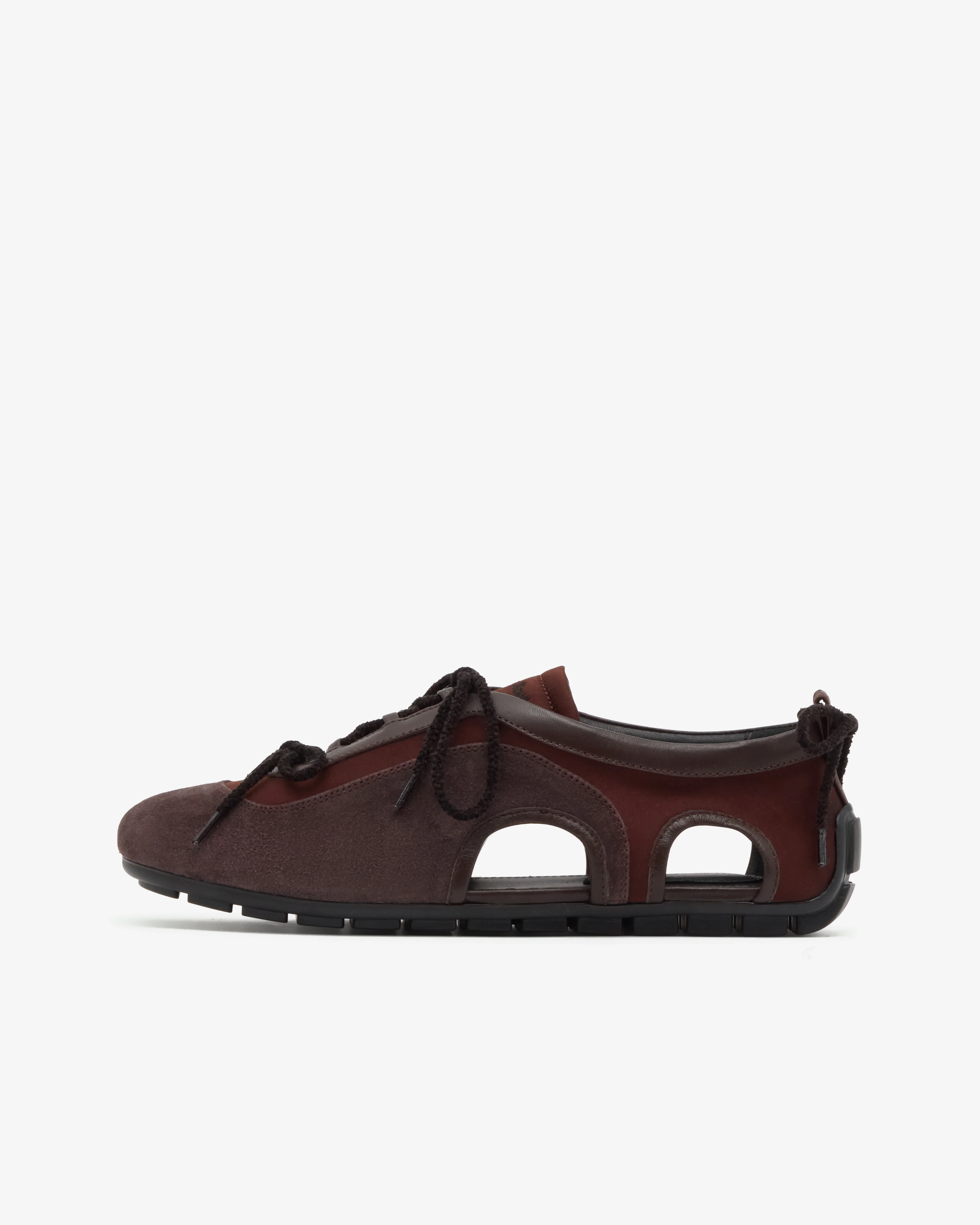 Simone Rocha - Men's Cutout Ballerina Grip Trainer - (Chocolate) - Image 3