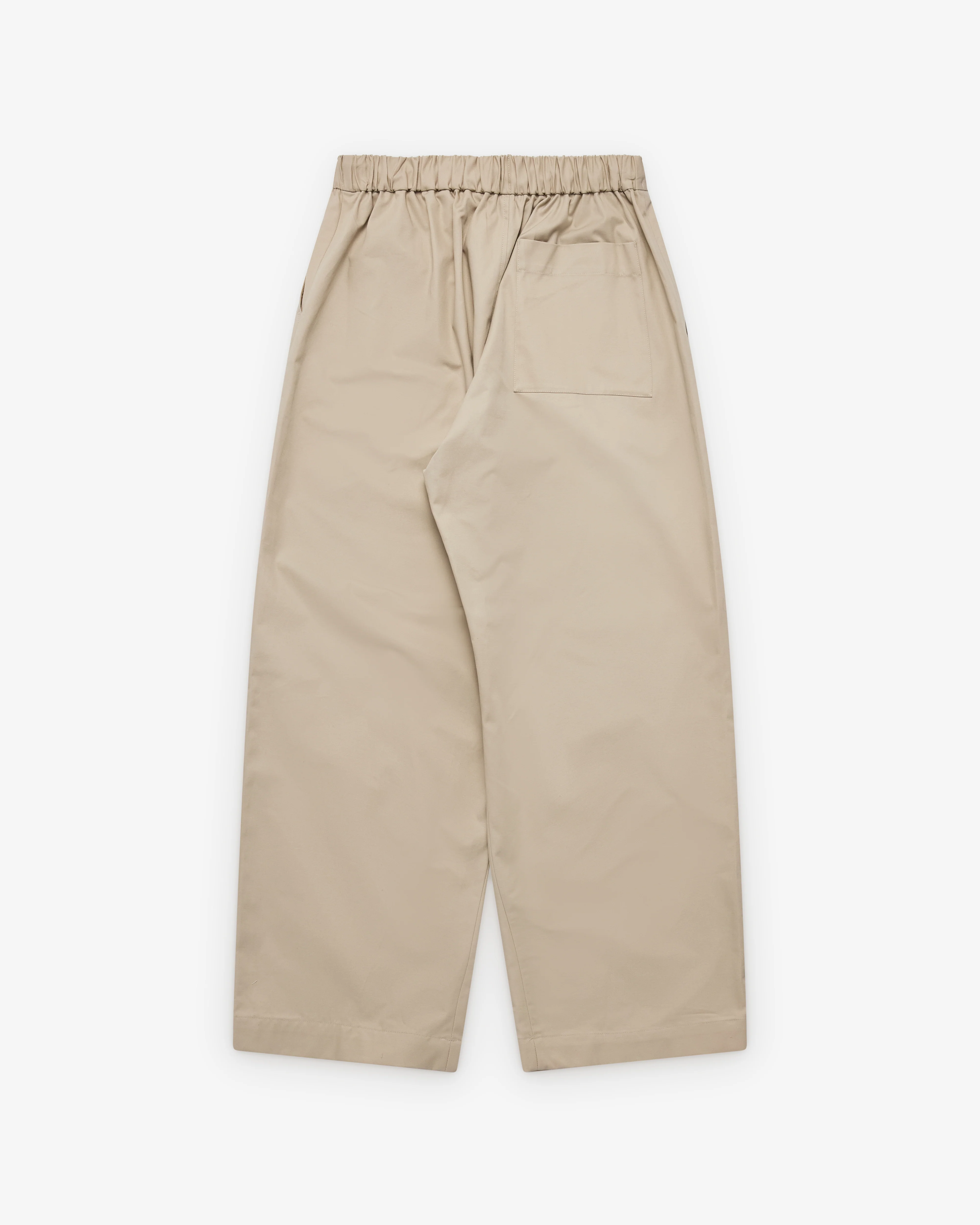 Simone Rocha - Men's Elasticated Knee Pleat Trouser - (Stone) - Image 2