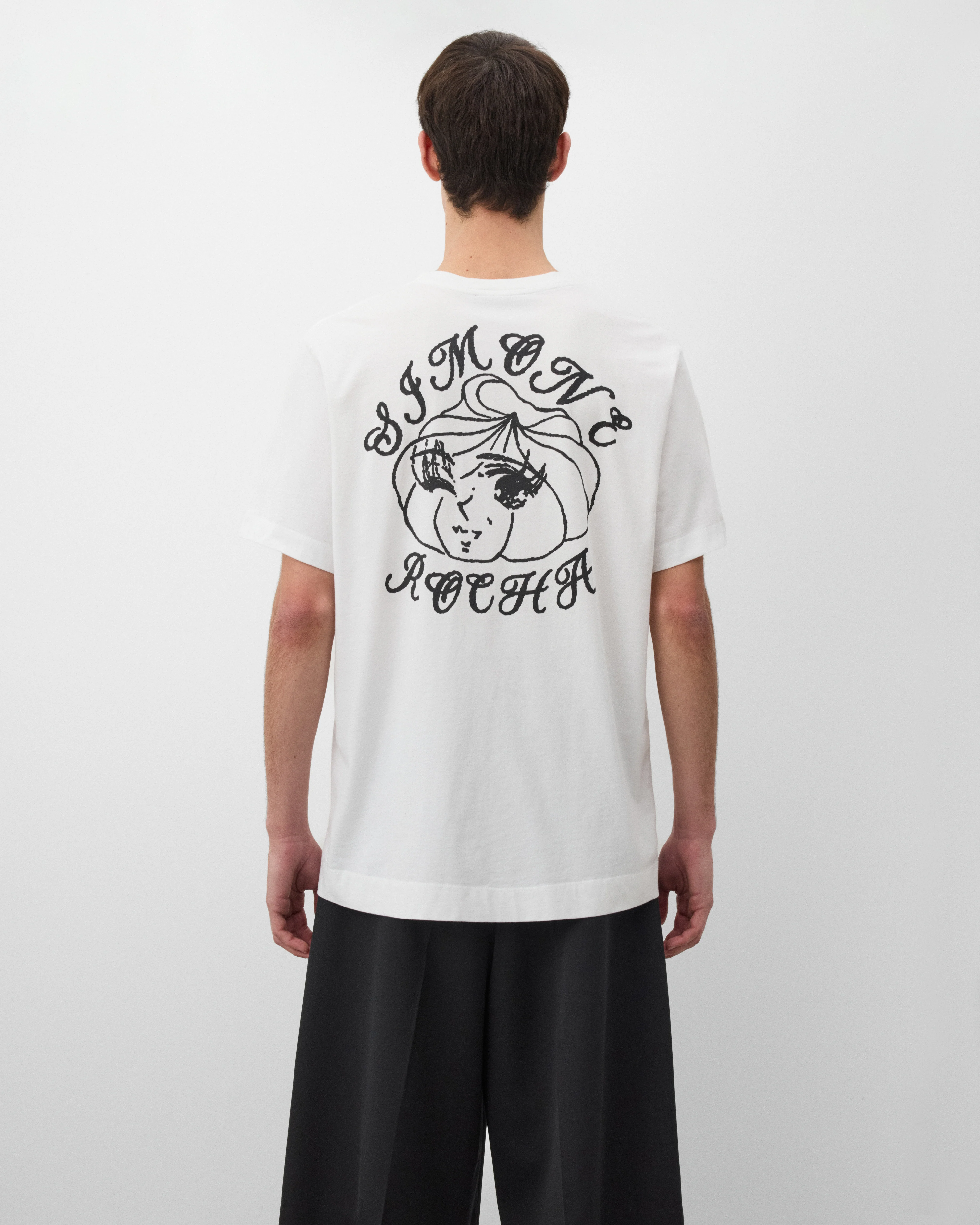 Simone Rocha - Men's Ming Ming T-Shirt - (White) - Image 5