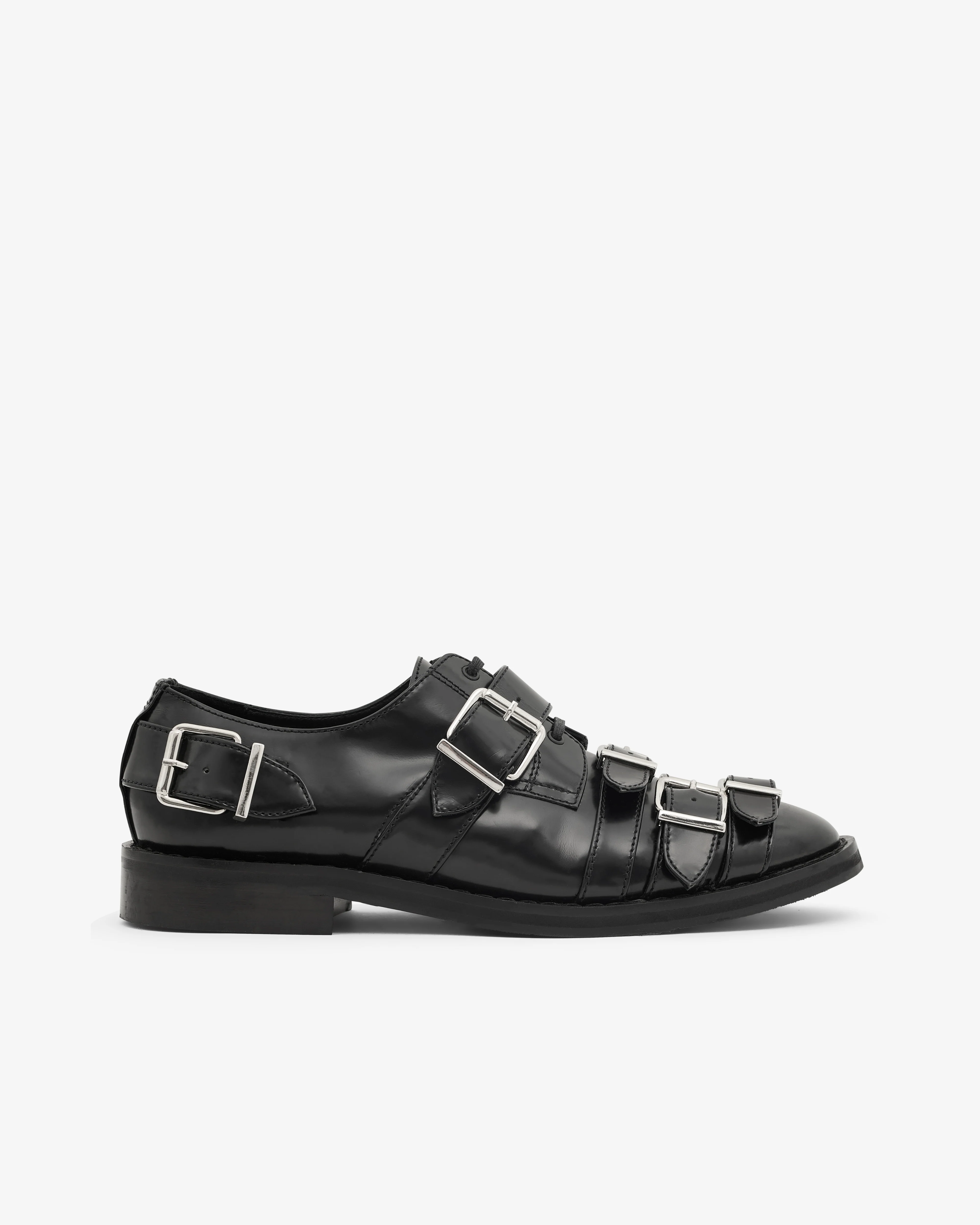 Simone Rocha - Men’s Multi Buckle Brogue - (Black)