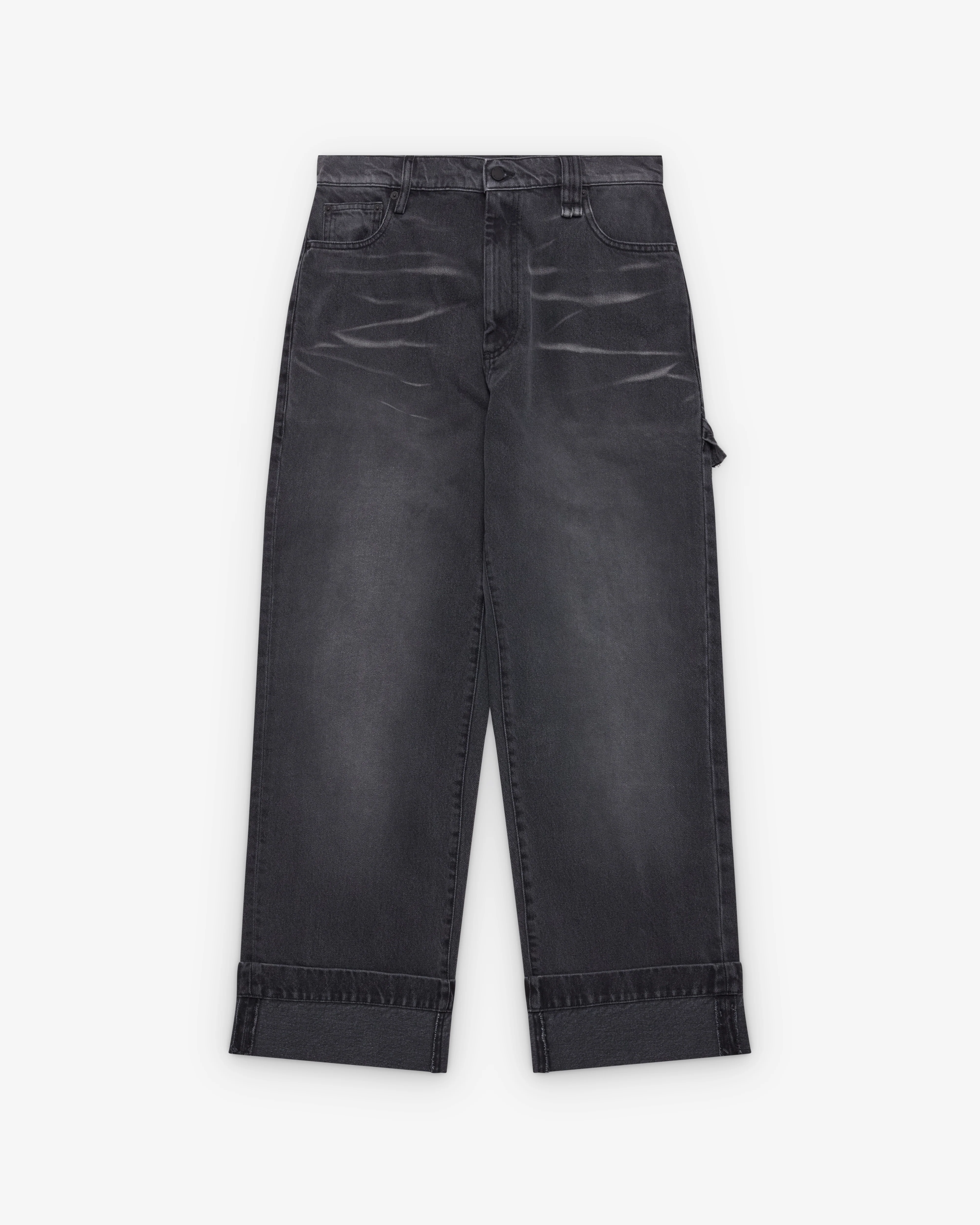 Simone Rocha - Men's Straight Leg Jeans - (Charcoal)