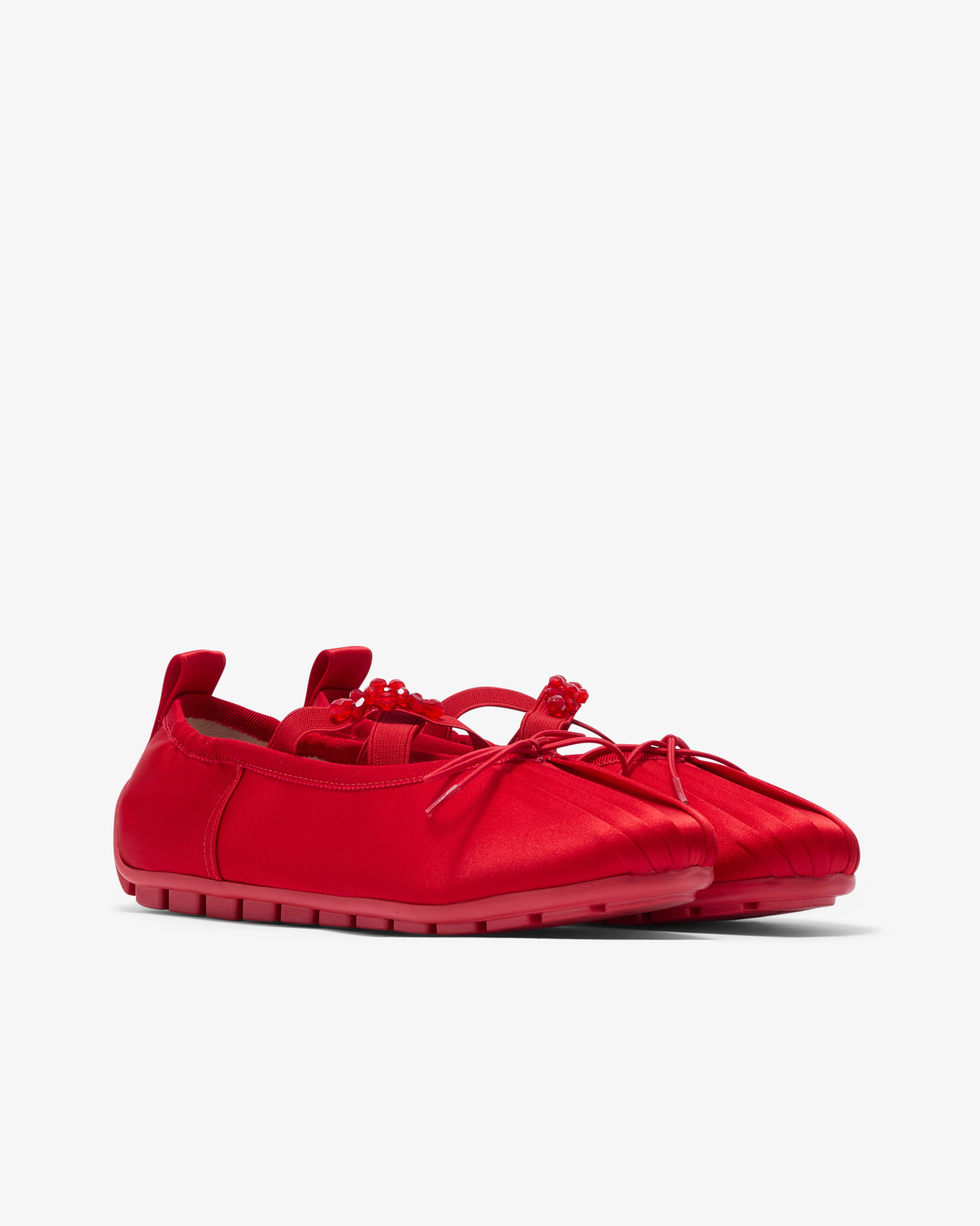 Simone Rocha - Women’s Ballerina Grip - (Red) - Image 5
