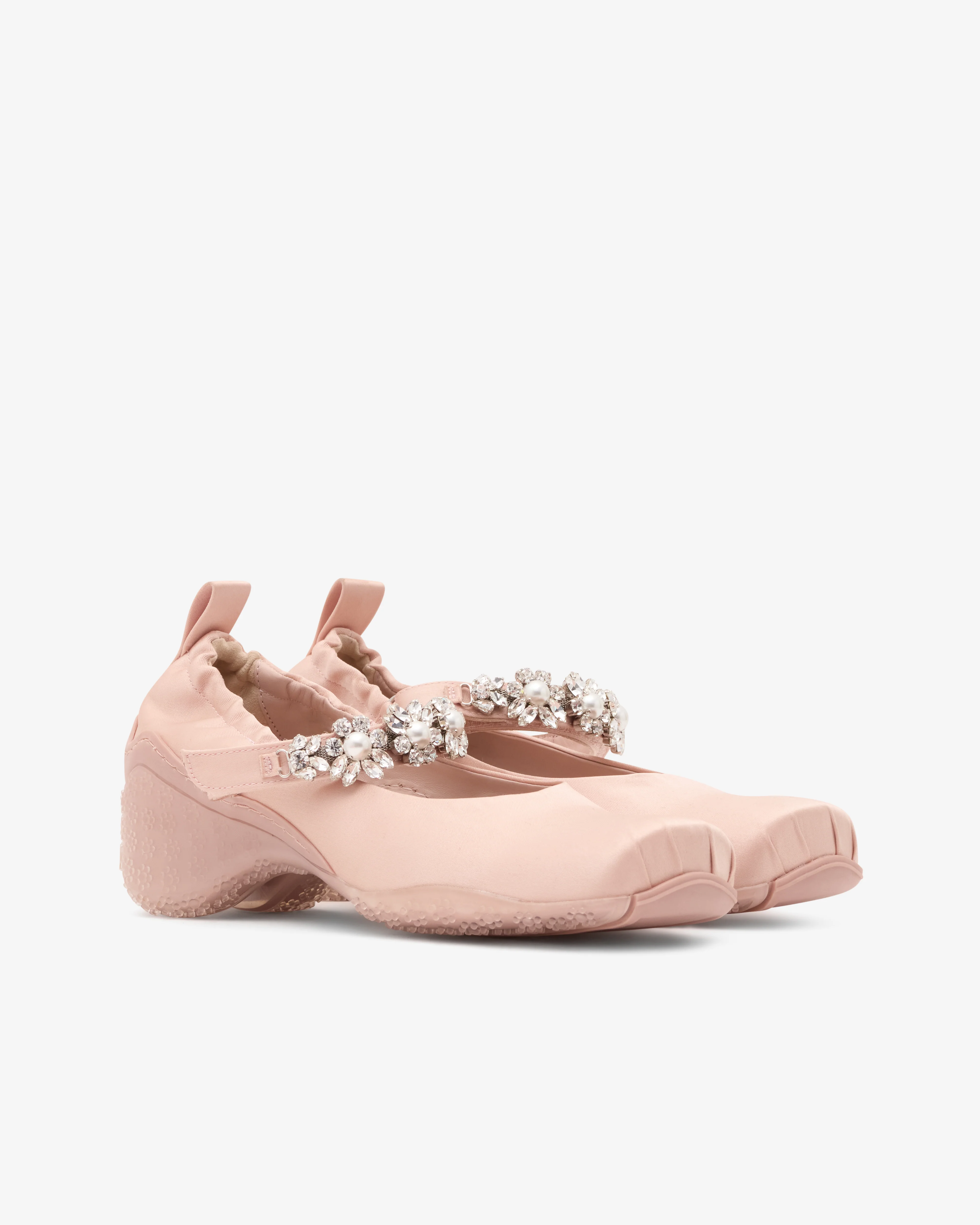 Simone Rocha - Women's Turbo Embellished Ballet Runner - (Nude/Clear) - Image 3