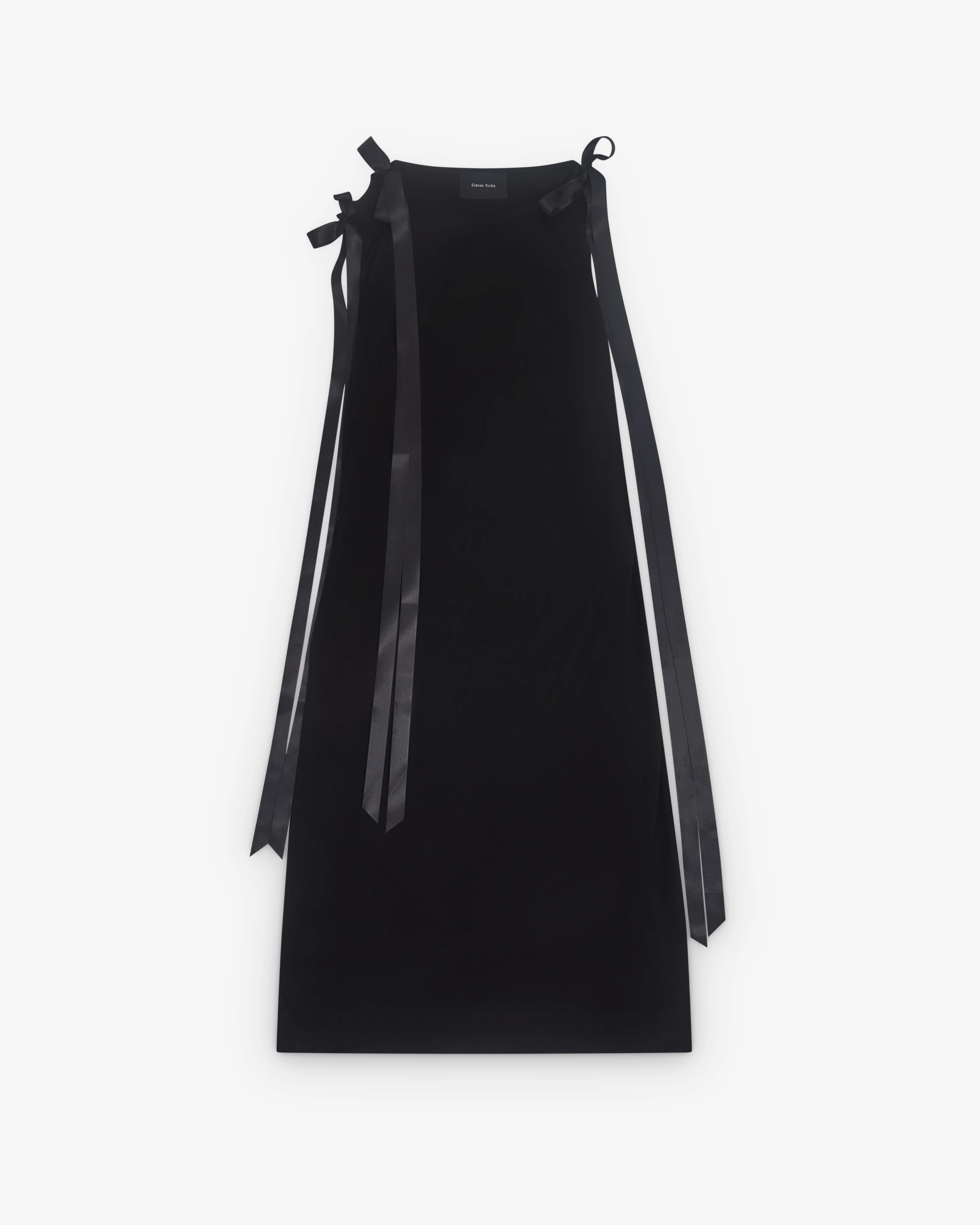 Simone Rocha - Women’s Ribbon Strap Dress - (Black)