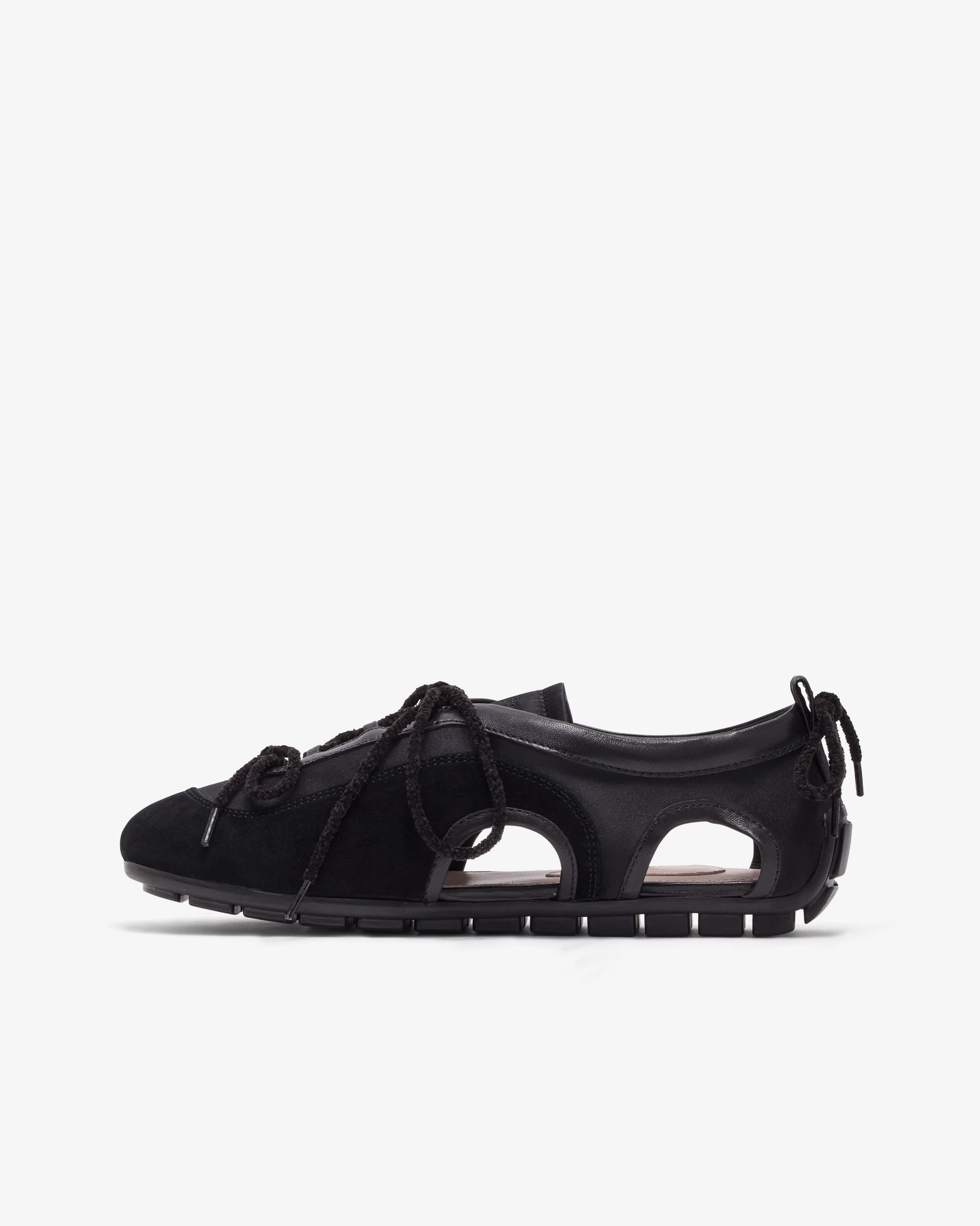 Simone Rocha - Women's Cutout Ballerina Grip Trainer - (Black) - Image 3