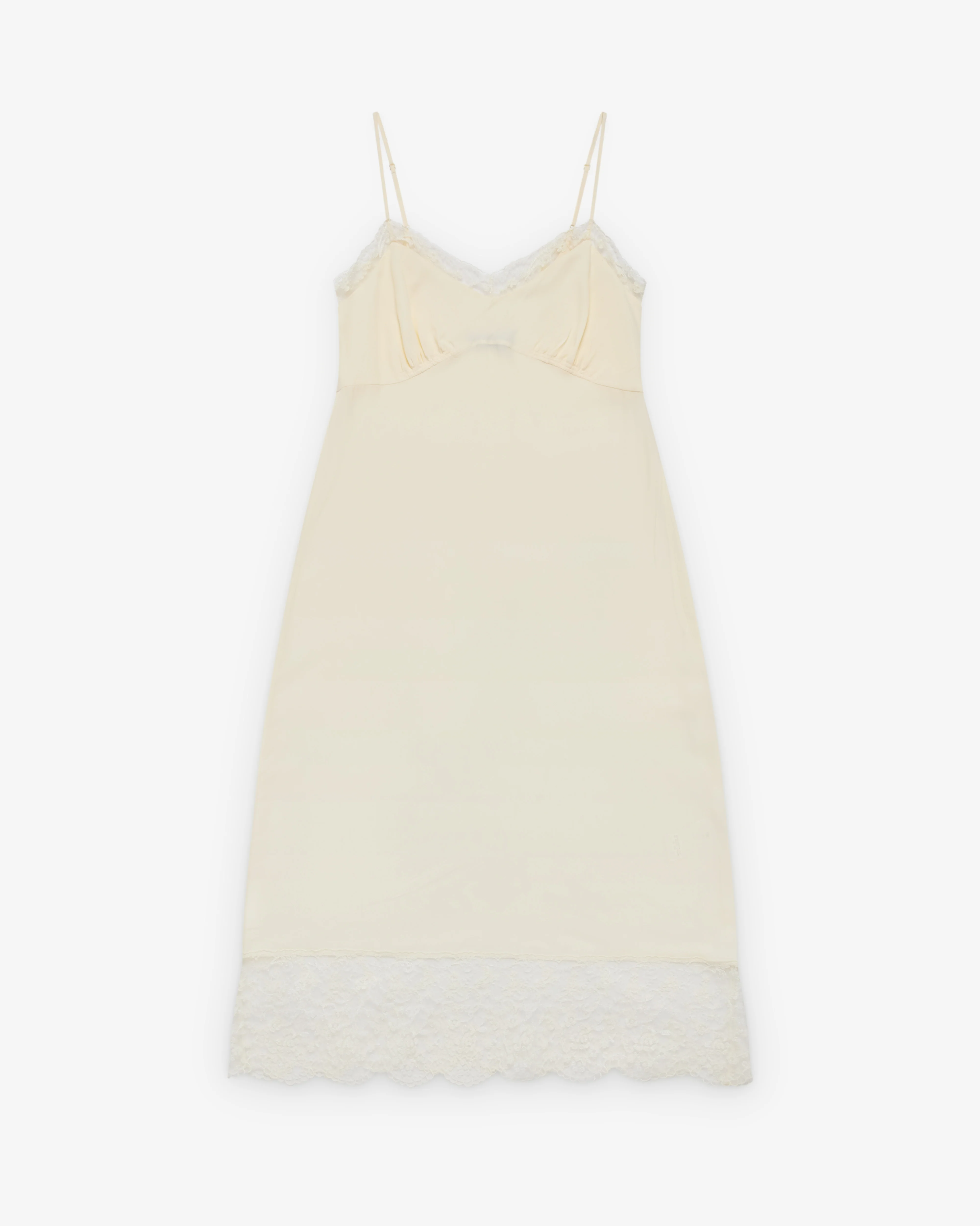 Simone Rocha - Women's Lace Trim Slip Dress - (Cream)