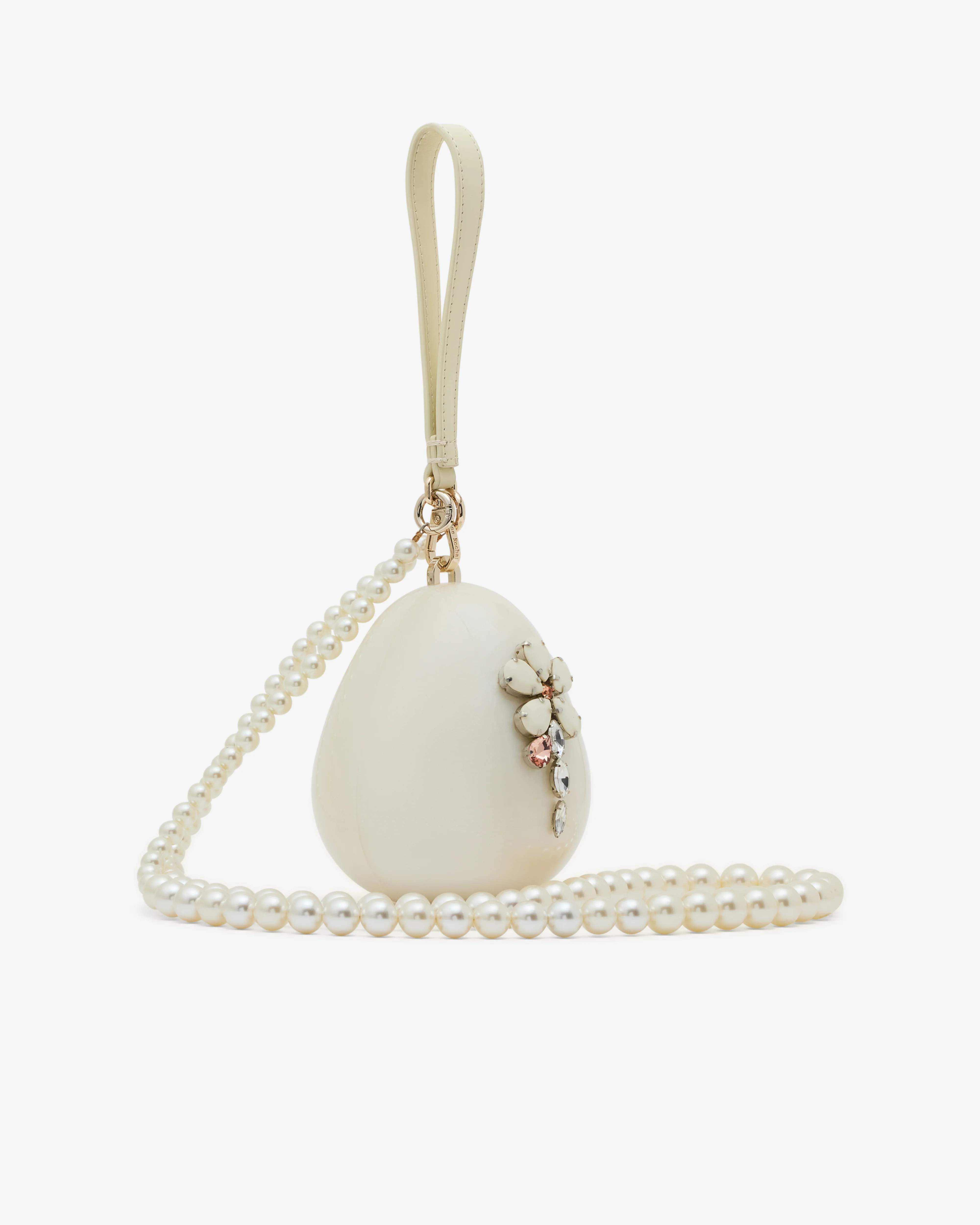 Simone Rocha - Women's Pearl Crossbody Micro Egg Bag - (Pearl) - Image 2