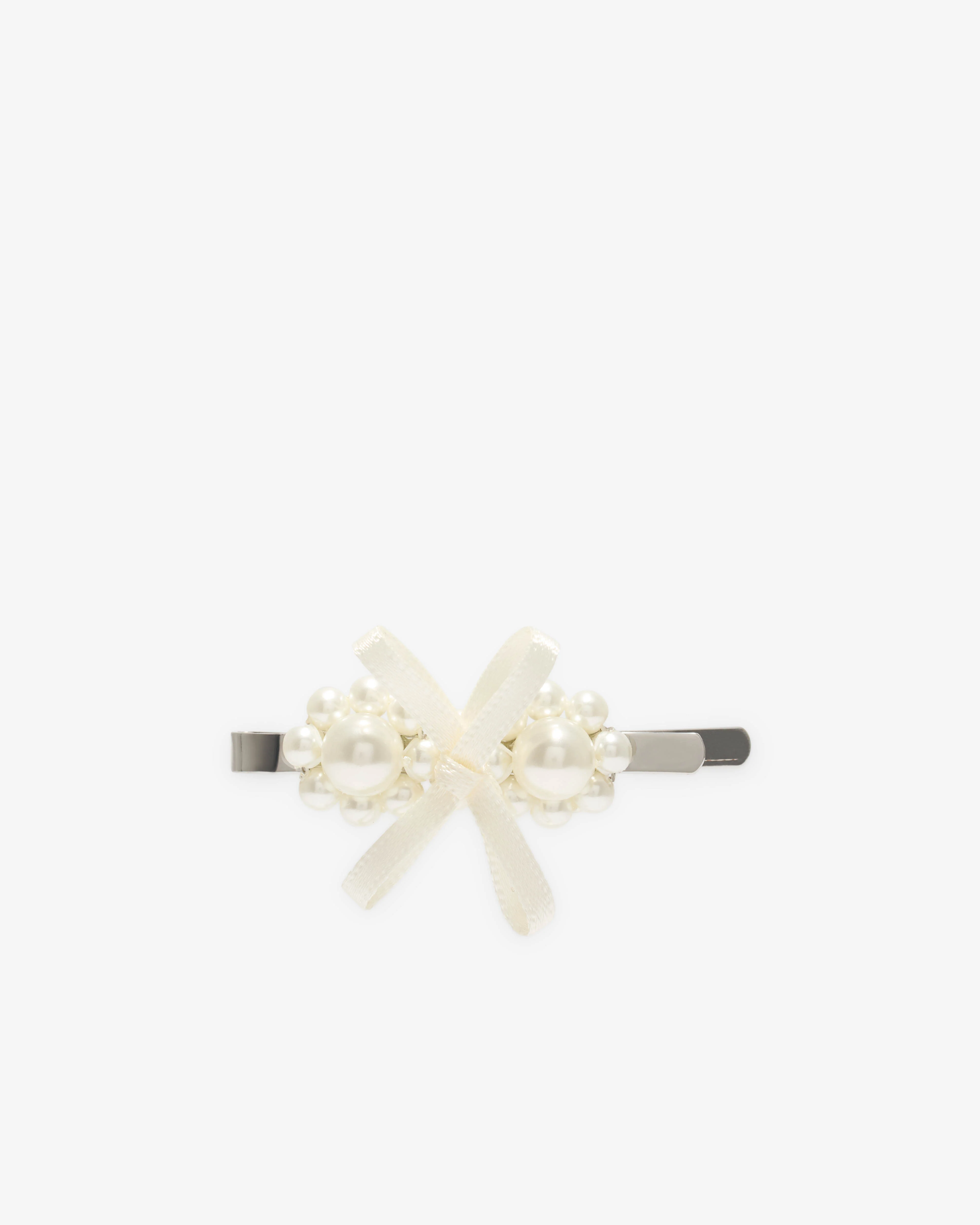 Simone Rocha - Women’s Petite Bow Detail Mini Flower - (Pearl)