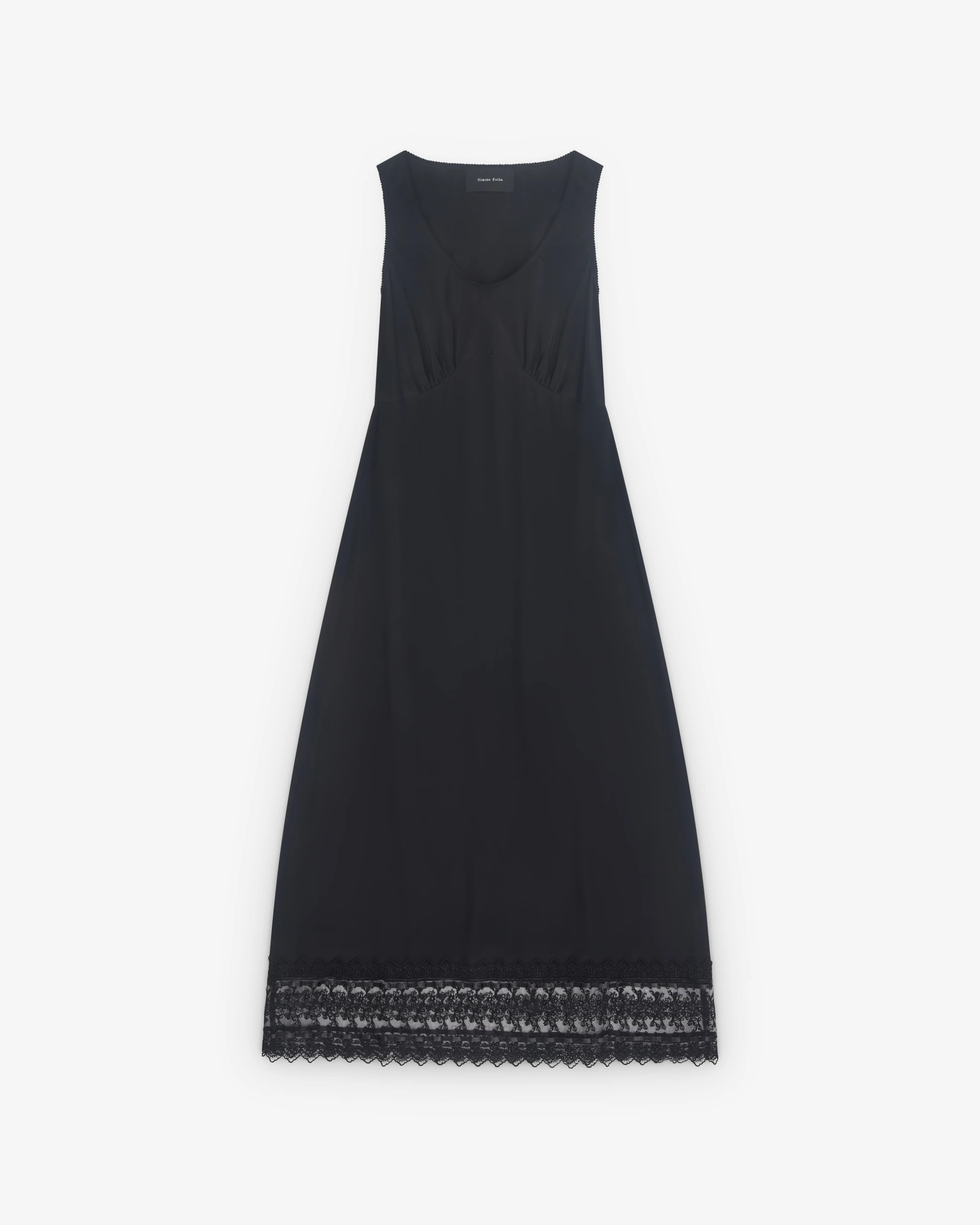 Simone Rocha - Women’s Scoop Neck Slip Dress - (Black)
