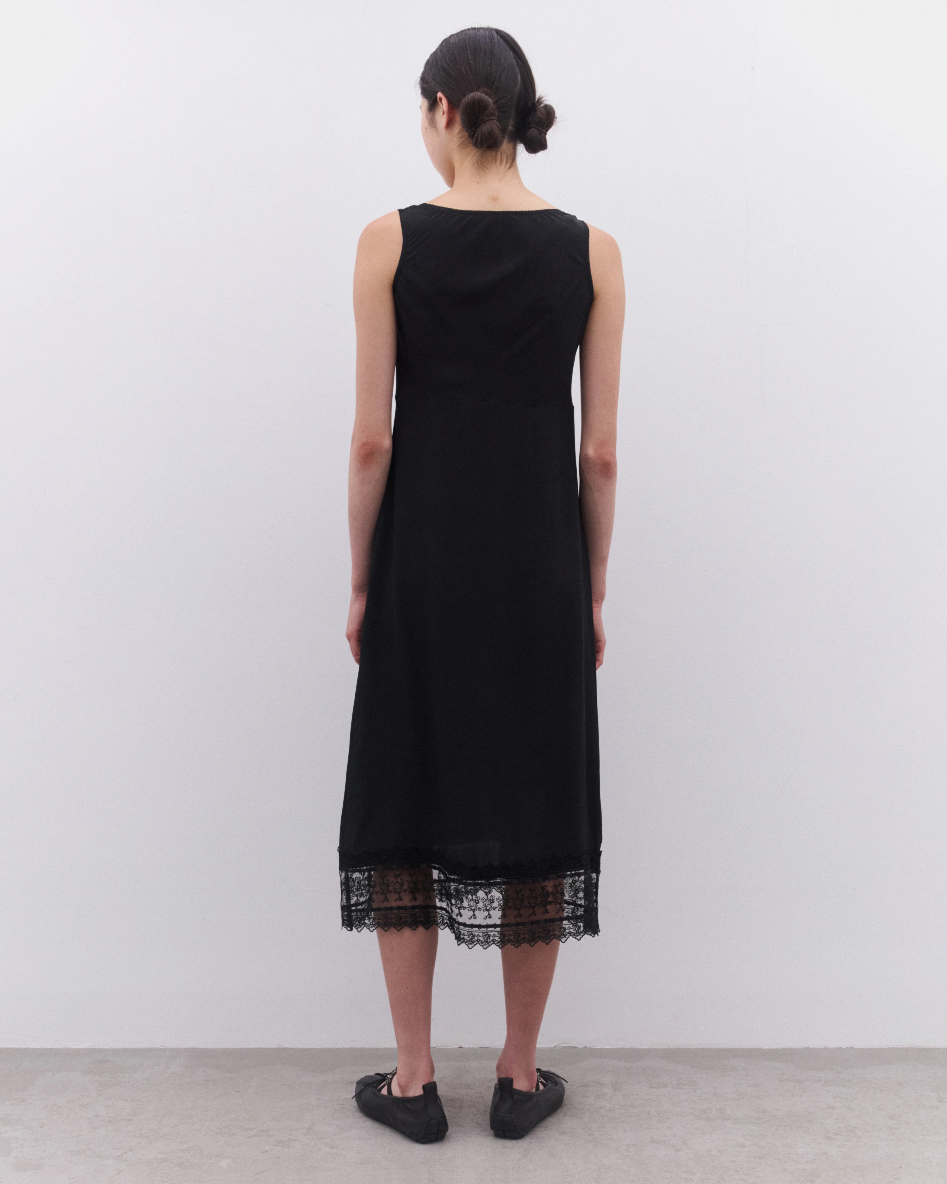Simone Rocha - Women’s Scoop Neck Slip Dress - (Black) - Image 5