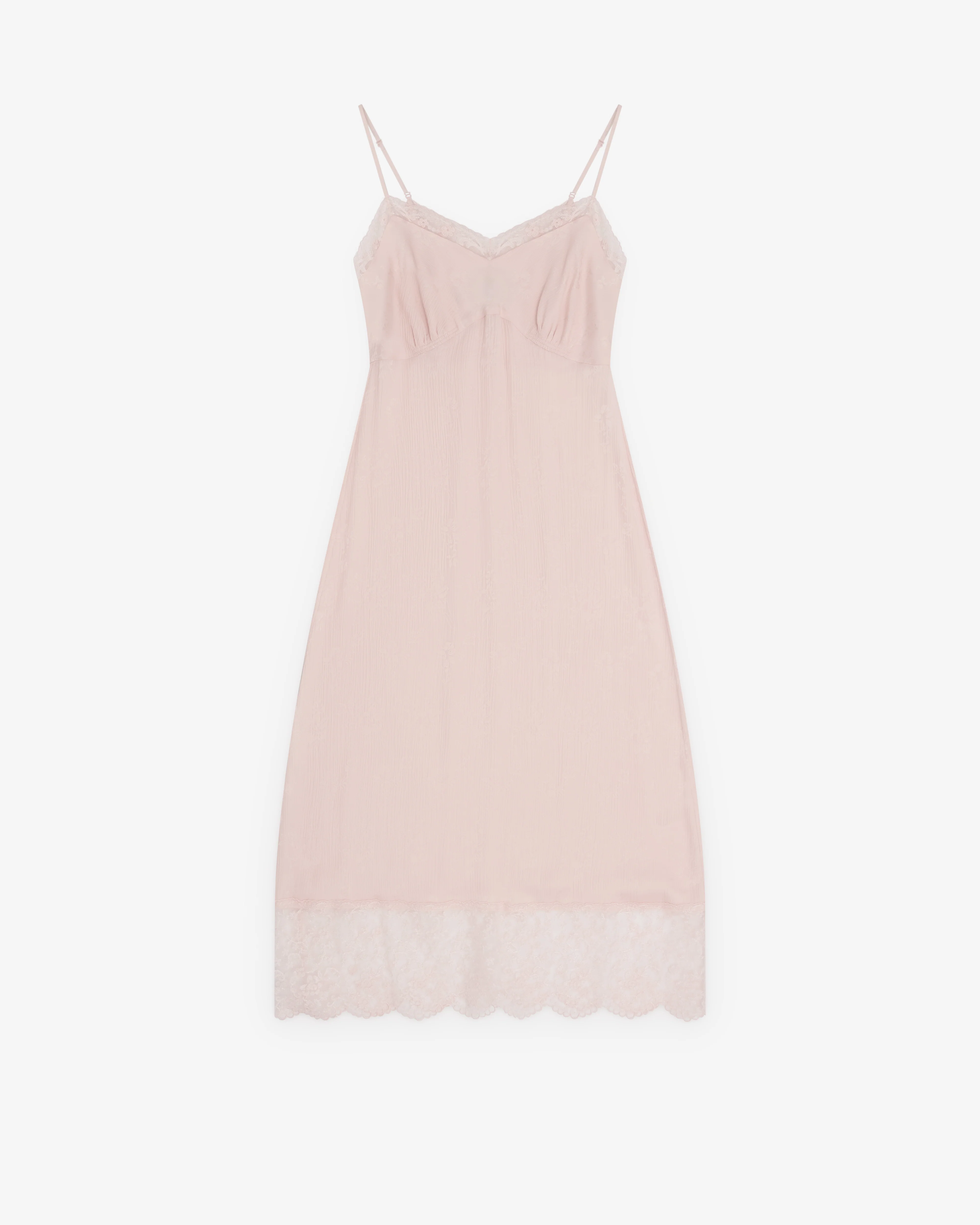 Simone Rocha - Women’s Lace Trim Slip Dress - (Blush)