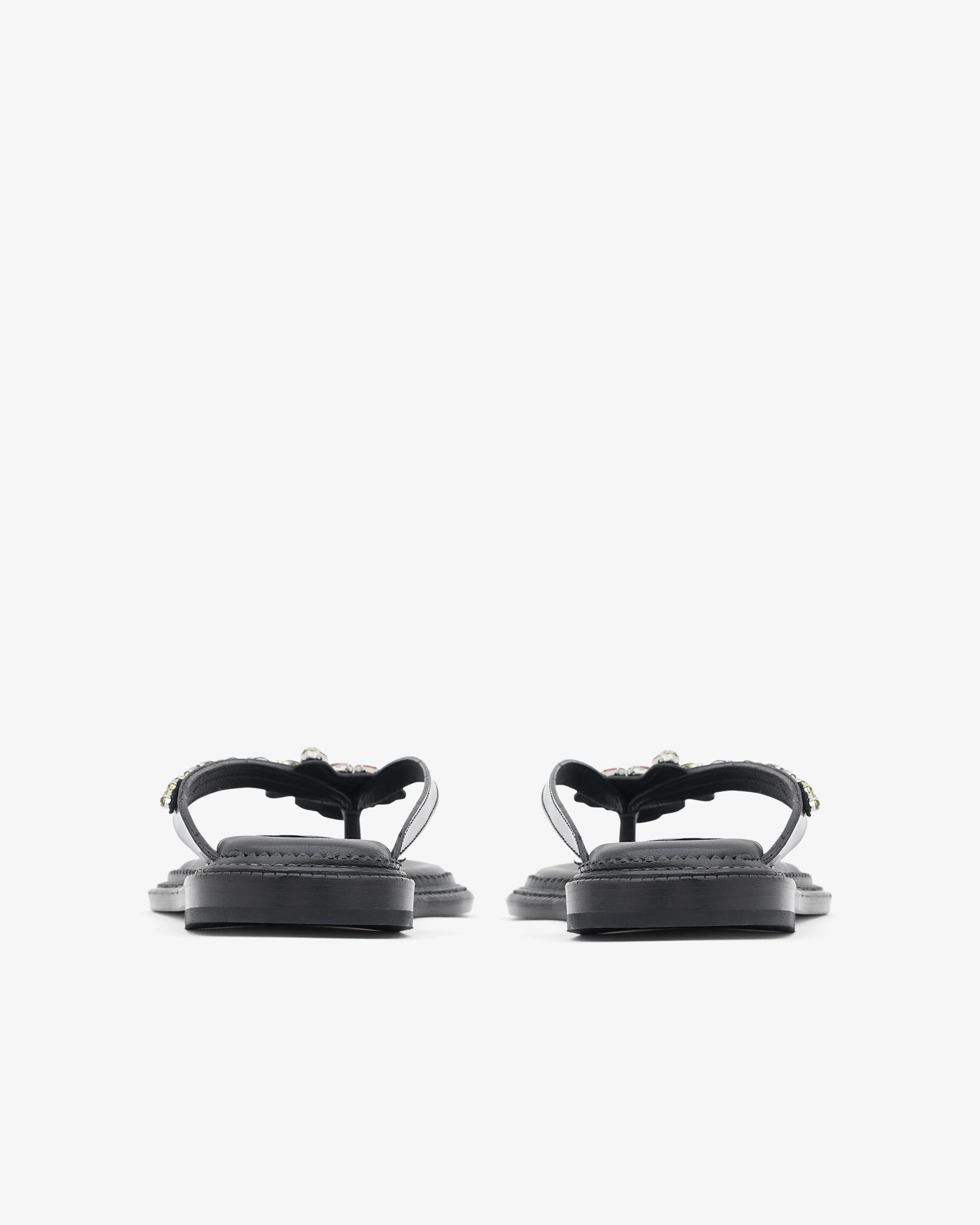 Simone Rocha - Women’s Embellished Sandal - (Black) - Image 4