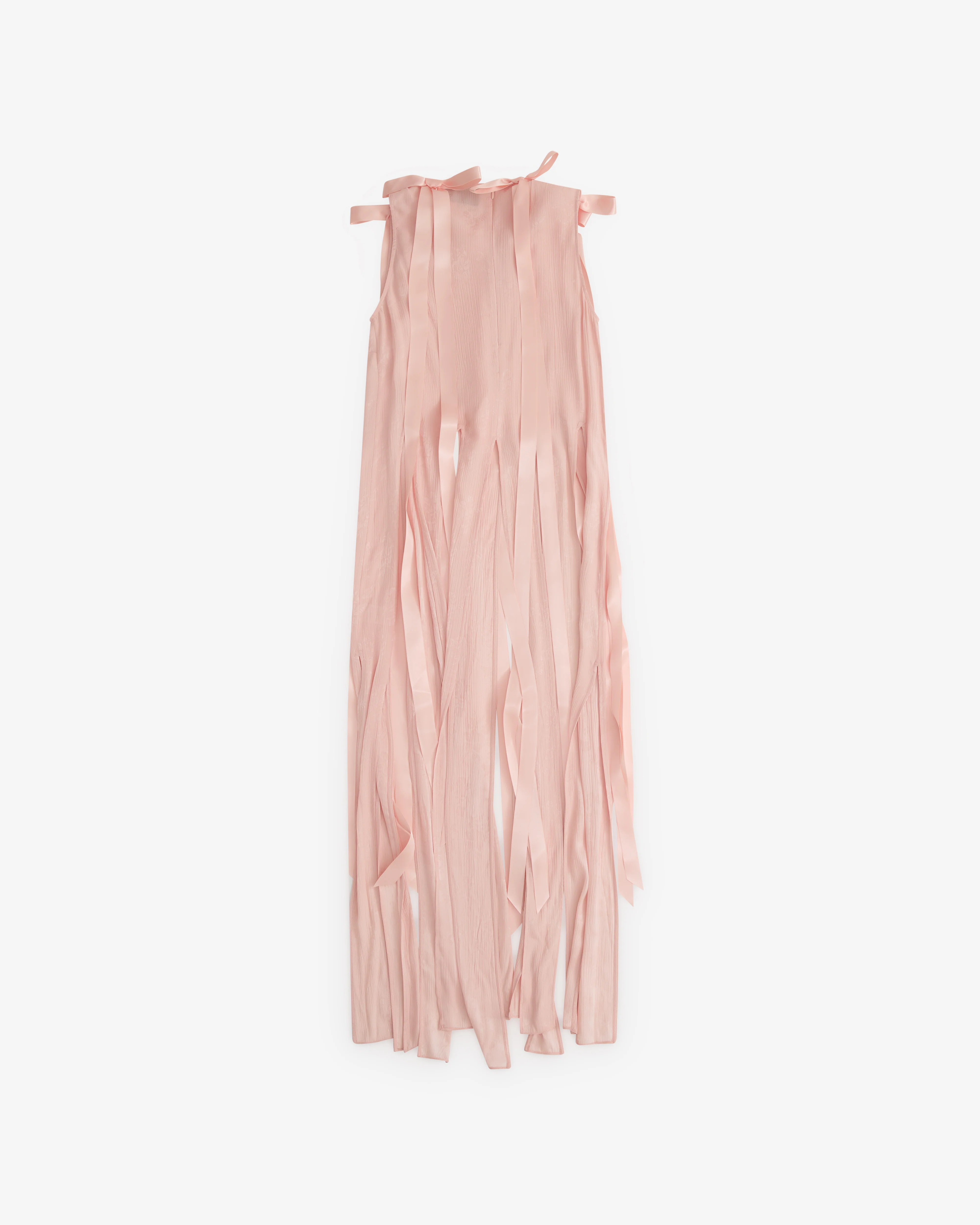 Simone Rocha - Women’s Unbounded Ribbon Dress - (Blush) - Image 2
