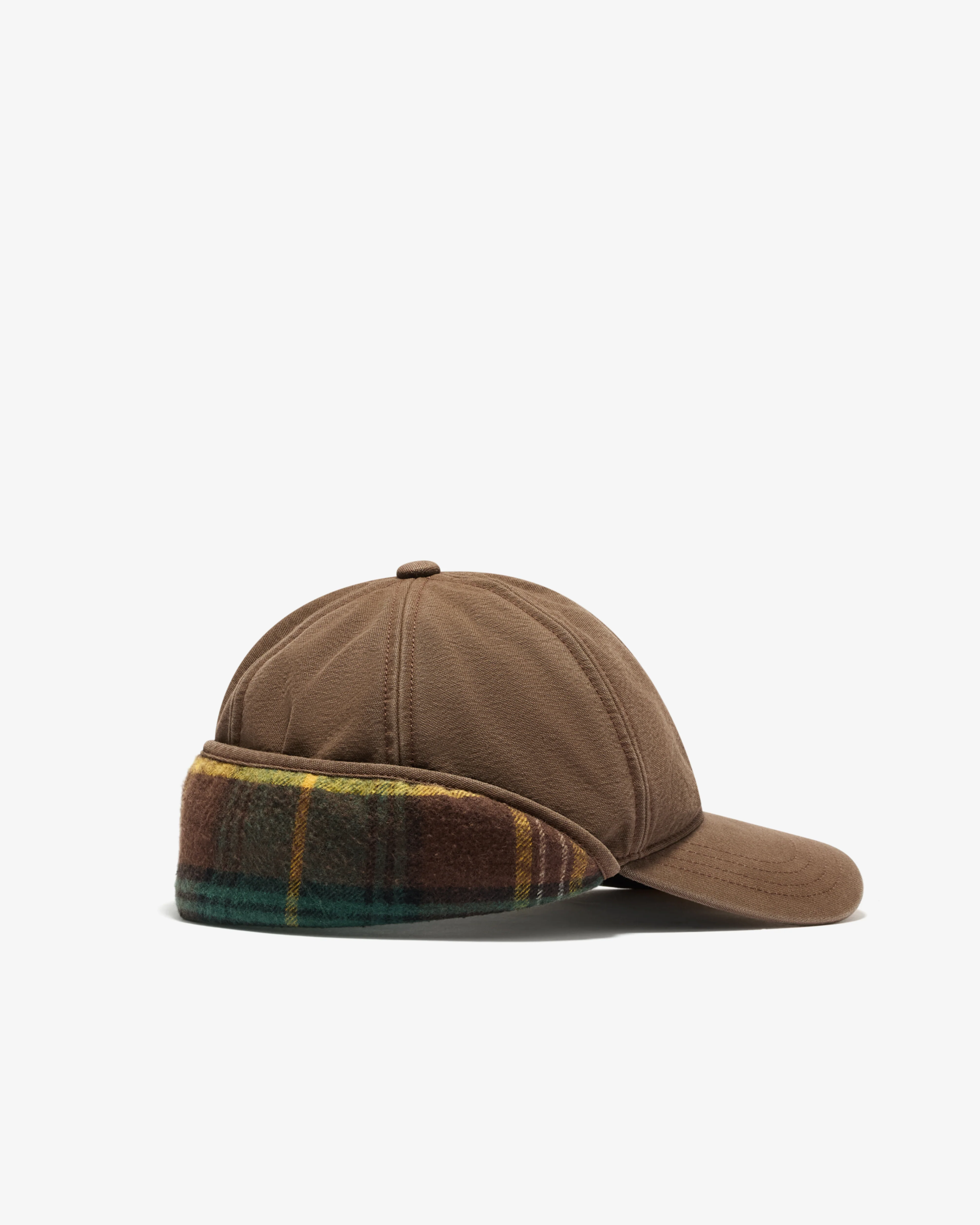Sky High Farm - Logo Trapper Cap Woven - (Brown) - Image 3