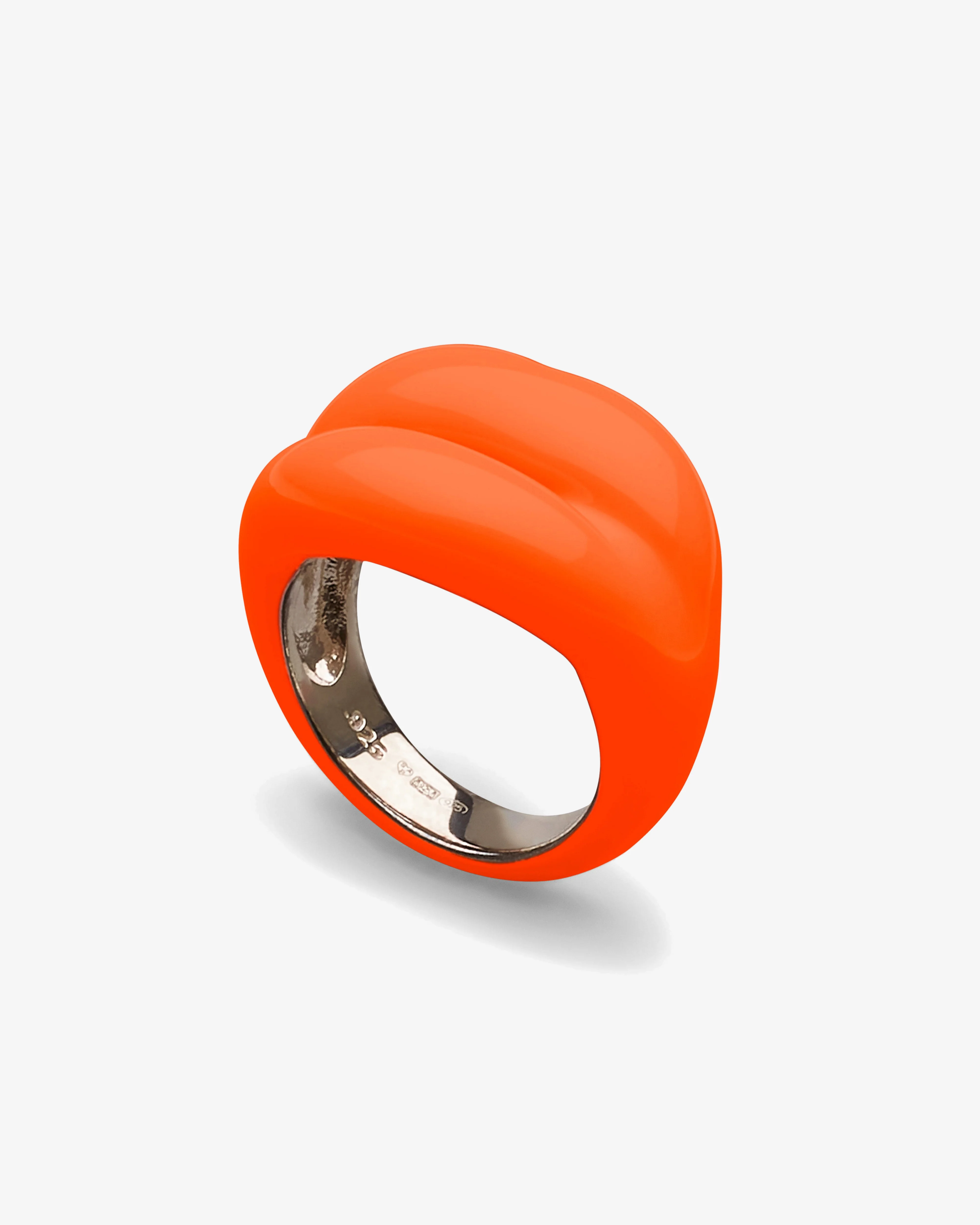 Solange - Hotlips Ring - (Neon Orange) - Image 3