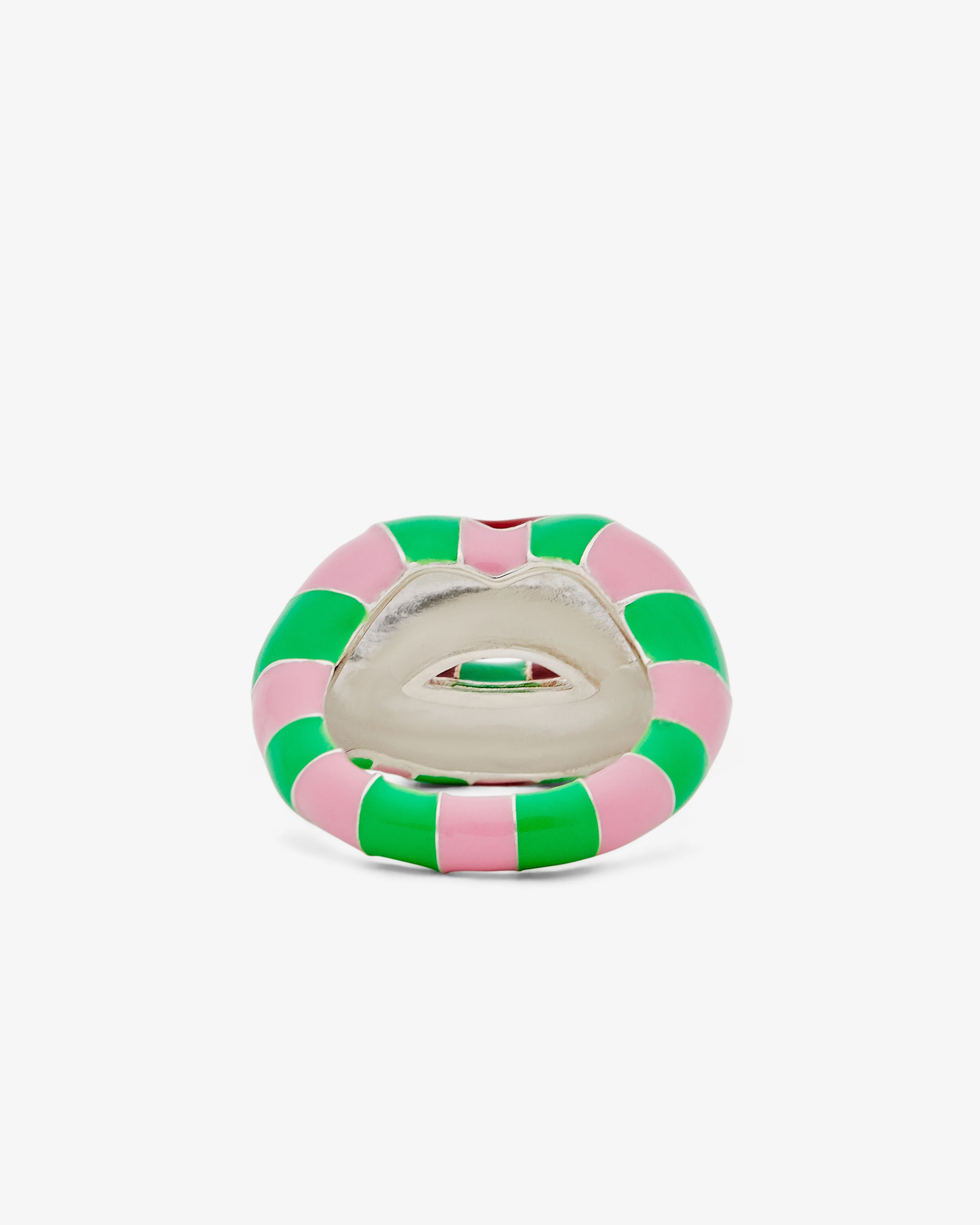 Solange - Hotlips Edie Parker Ring - (Pink And Green) - Image 3