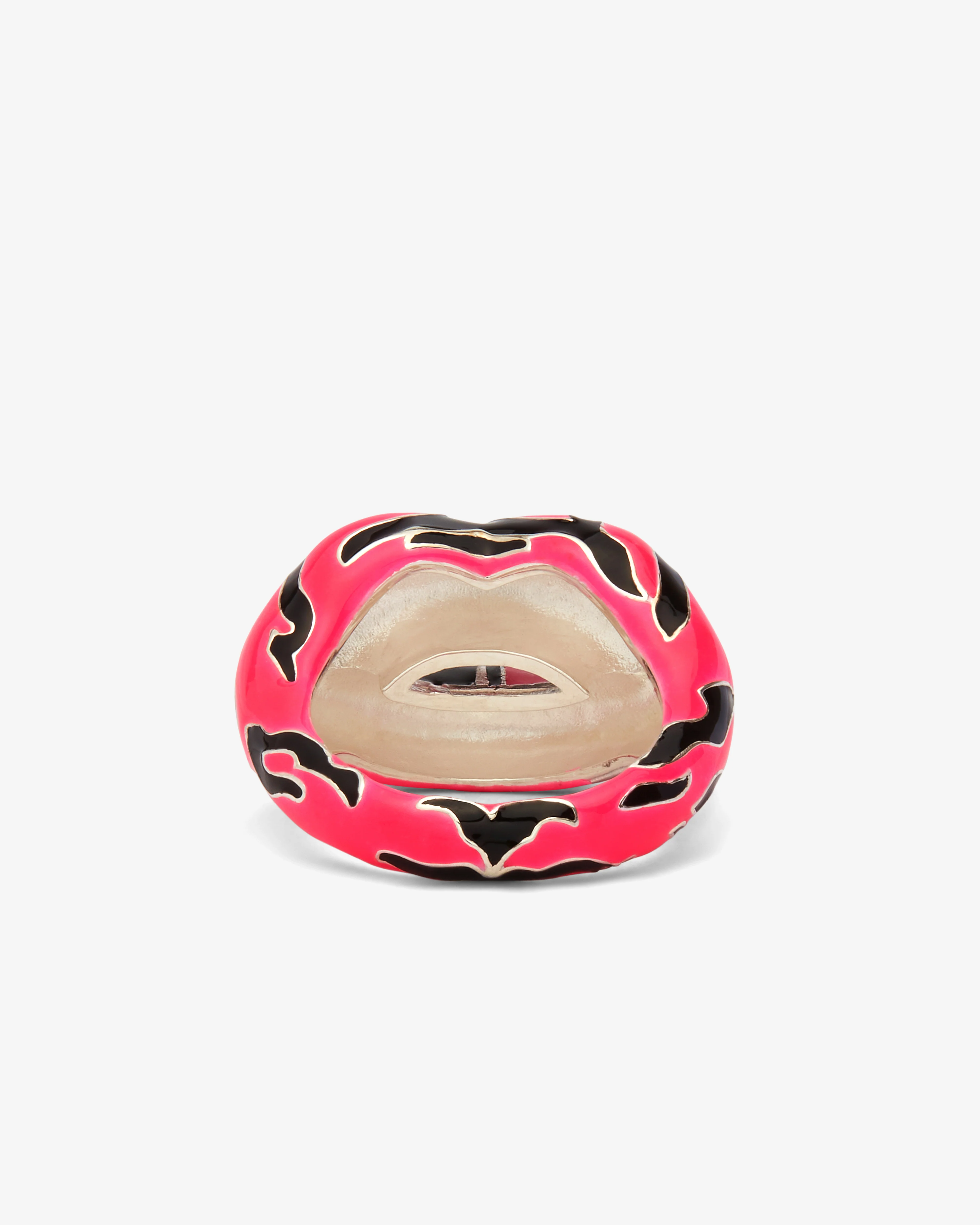 Solange - Hotlips Neon Pink Tiger - (Silver) - Image 3