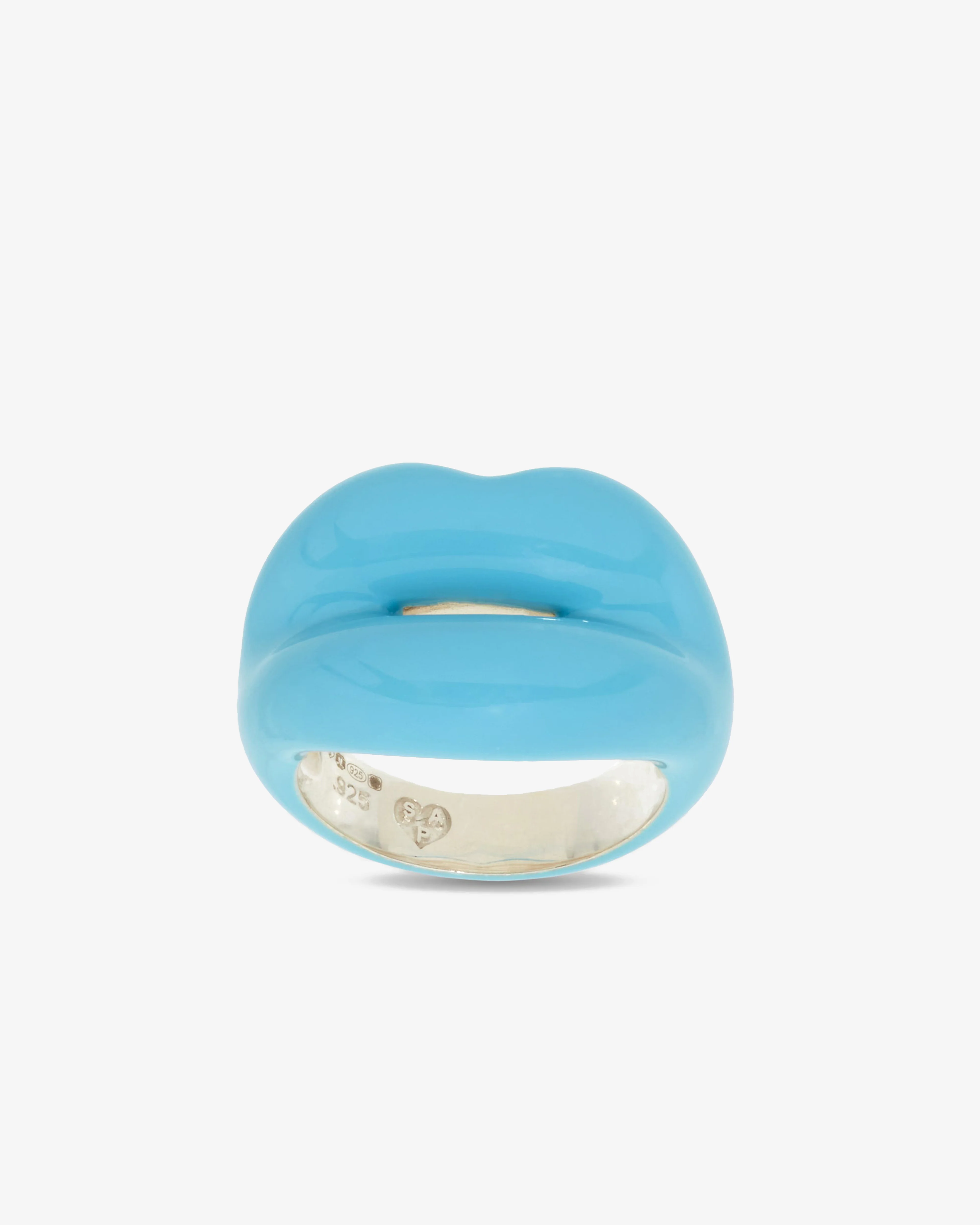 Solange - Pastel Blue Hotlips Ring - Image 3