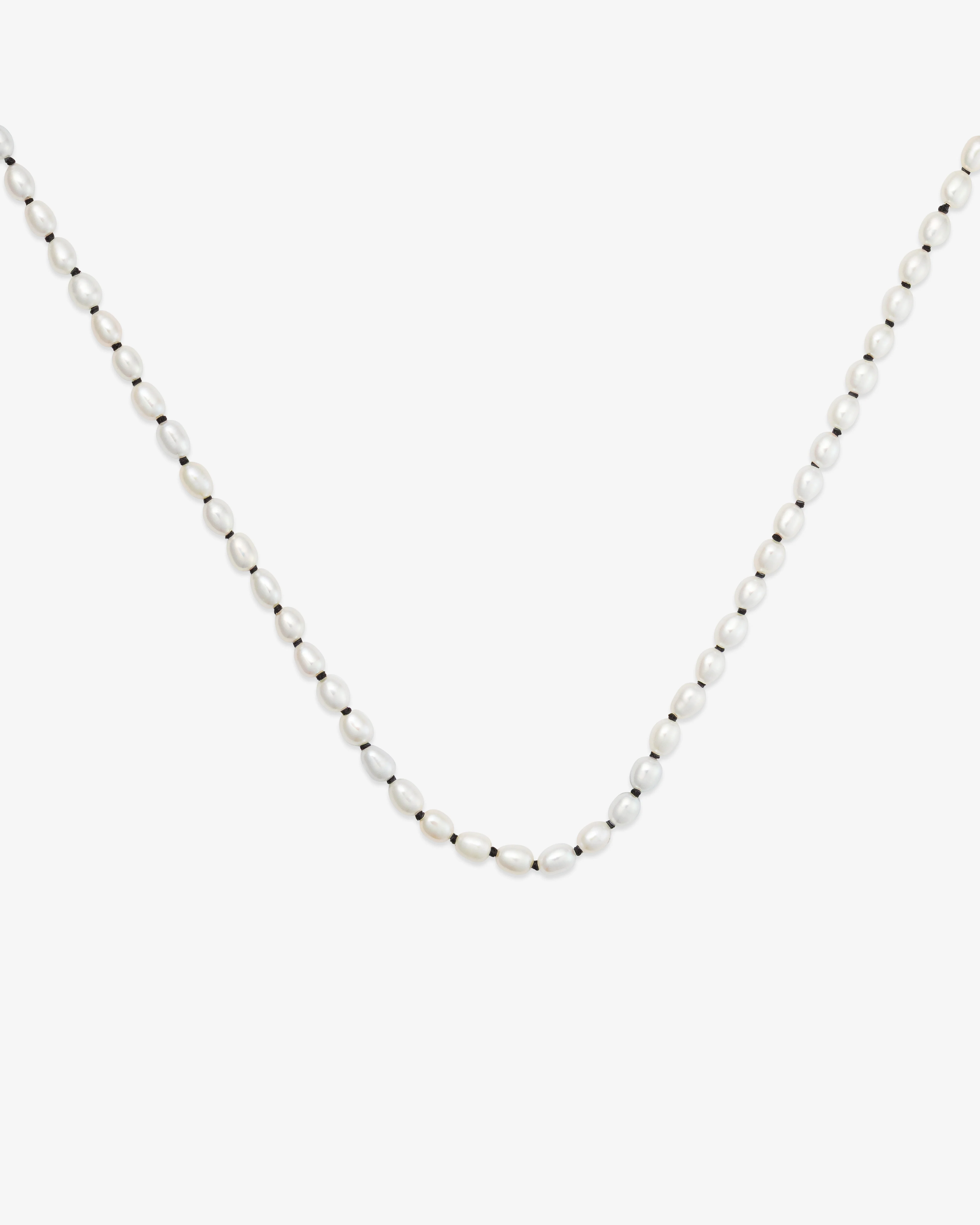 Sophie Buhai - Tiny Pearl Collar - (Silver) - Image 2