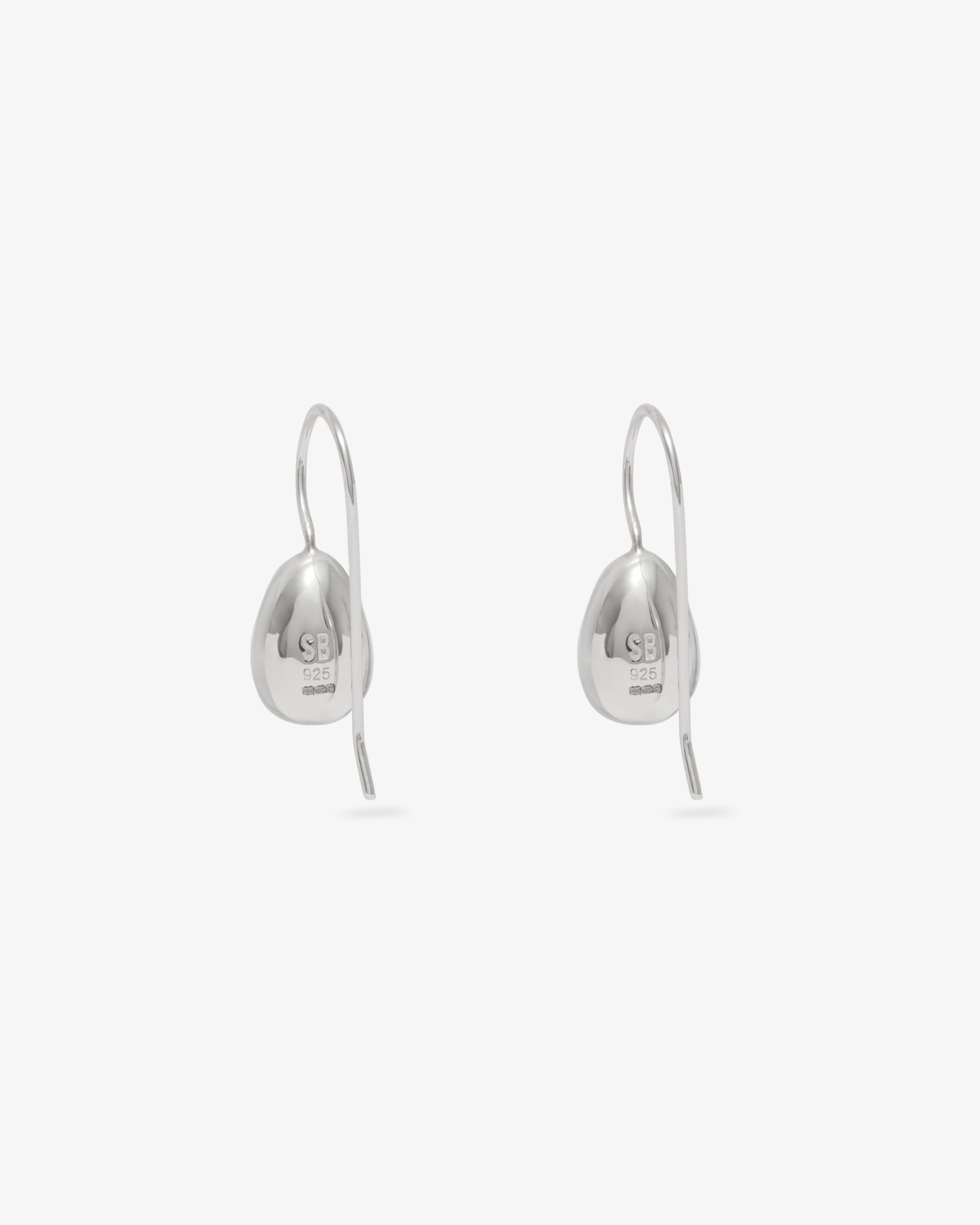 Sophie Buhai - Petite Egg Drop Earrings - (Silver) - Image 2
