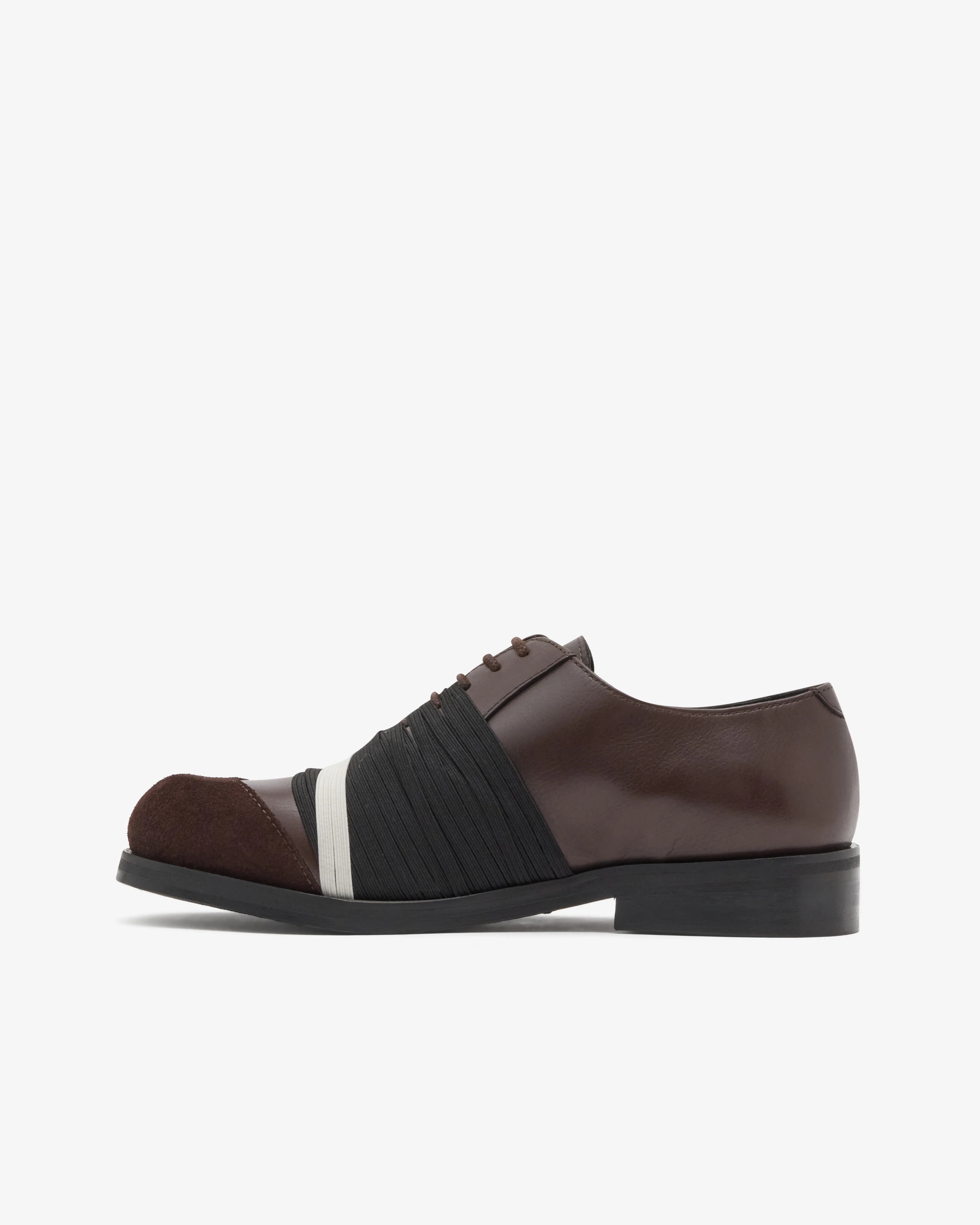 Stefan Cooke - Men's Elastic Biker Derby - (Brown) - Image 2