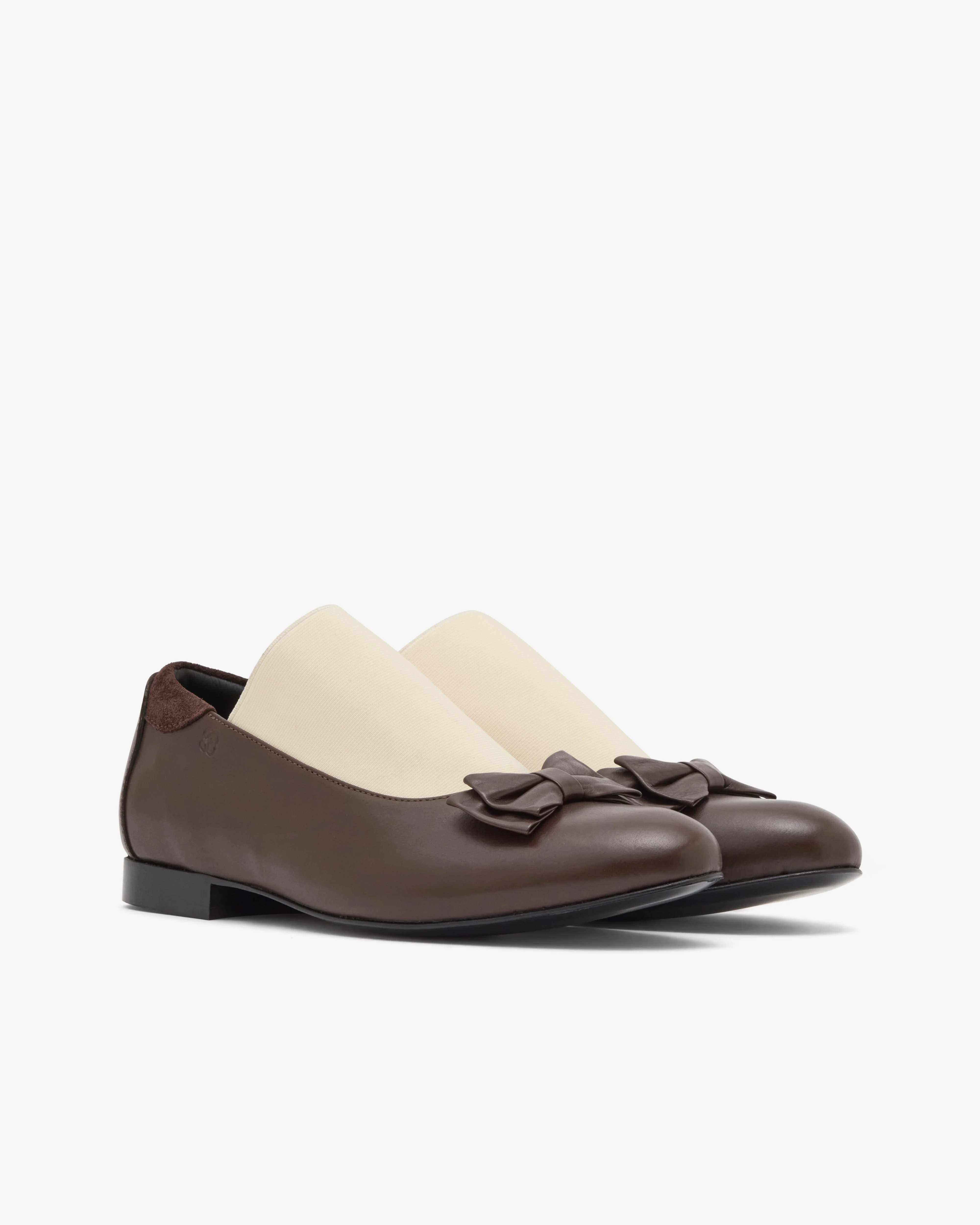 Stefan Cooke - Men's Elastic Opera Shoe - (Brown) - Image 2