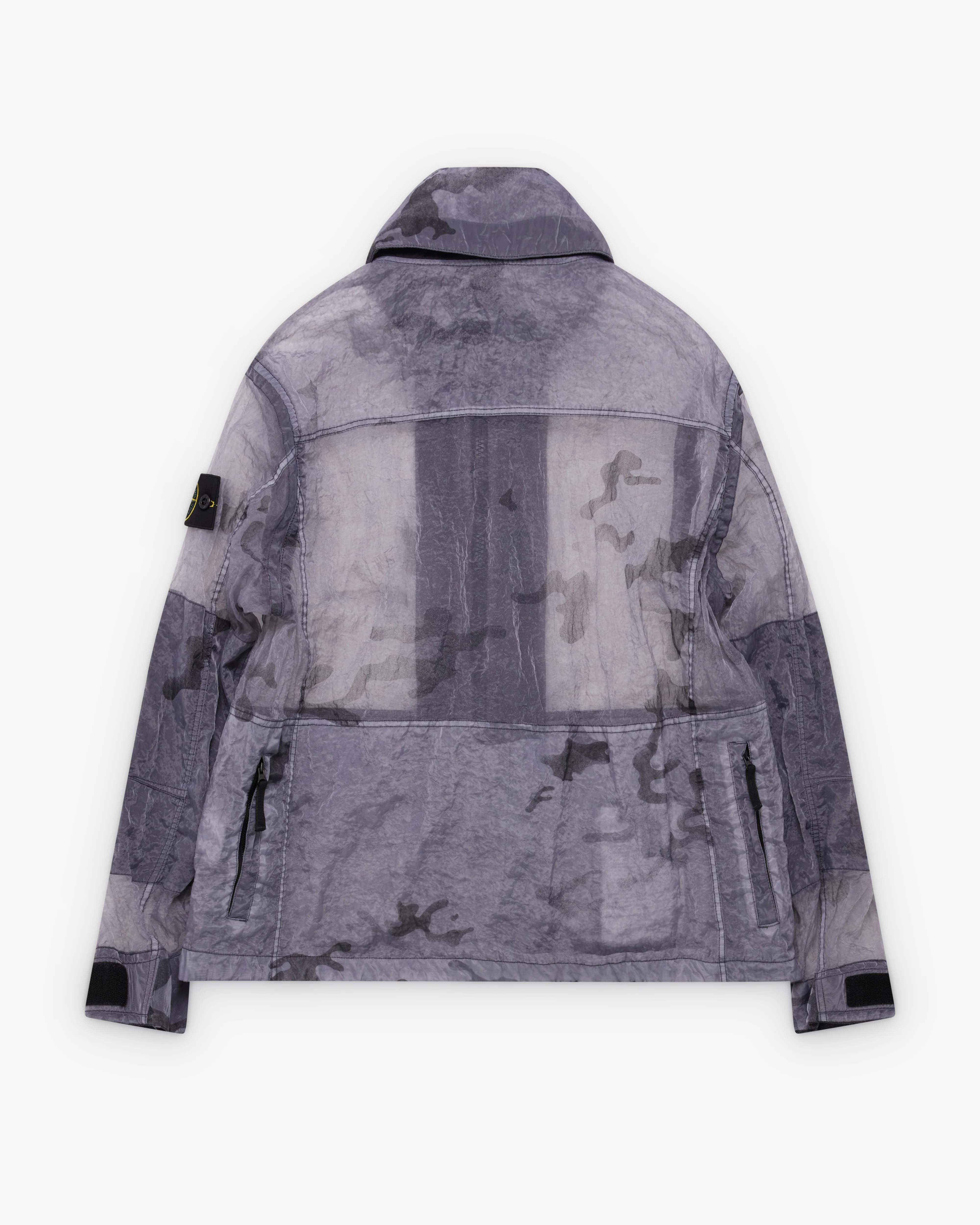 Stone Island - Men's Viscous Jacket - (Blue/Grey) - Image 2