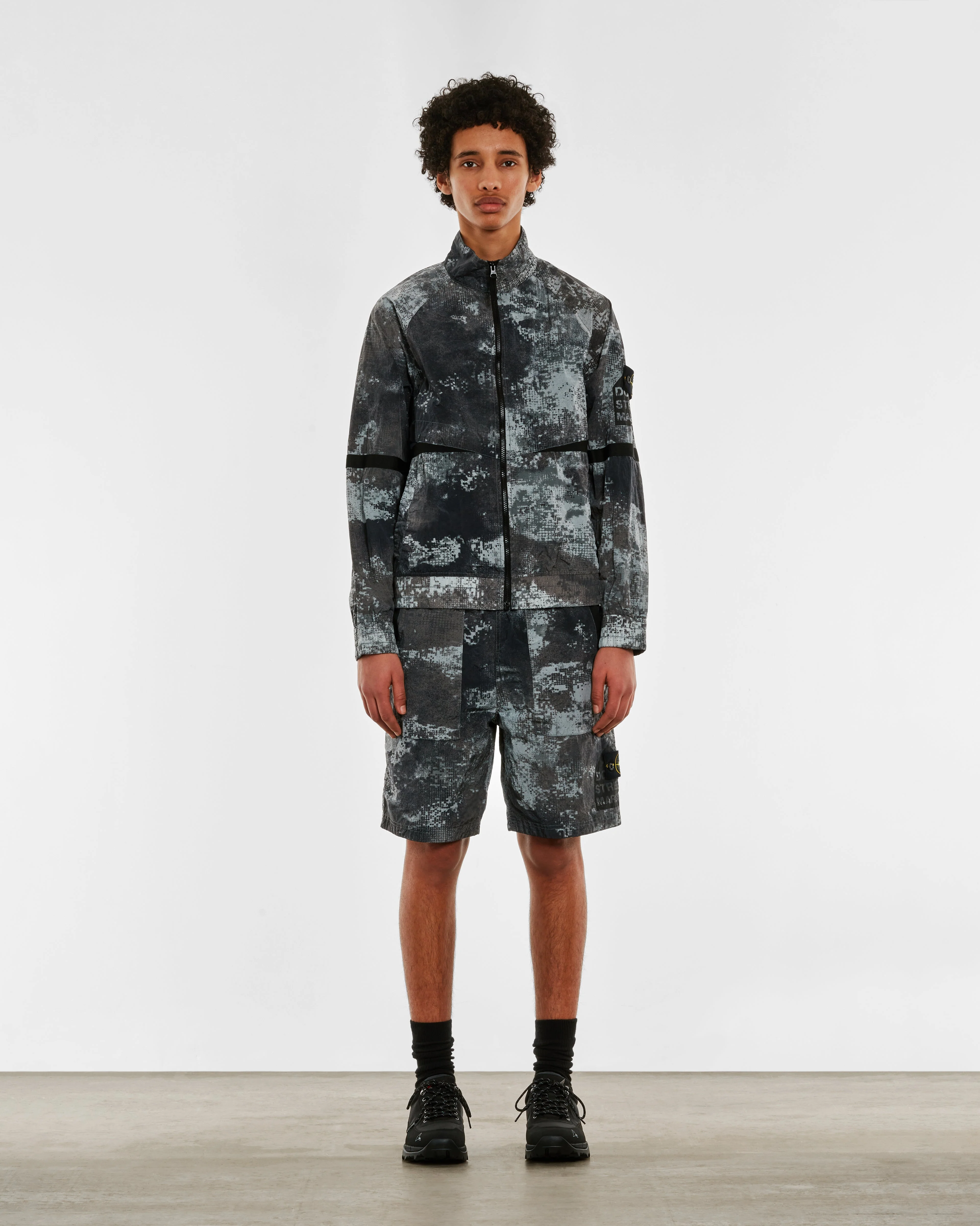 Stone Island - DSM Men’s Bermuda Shorts - (Grey Camo) - Image 6