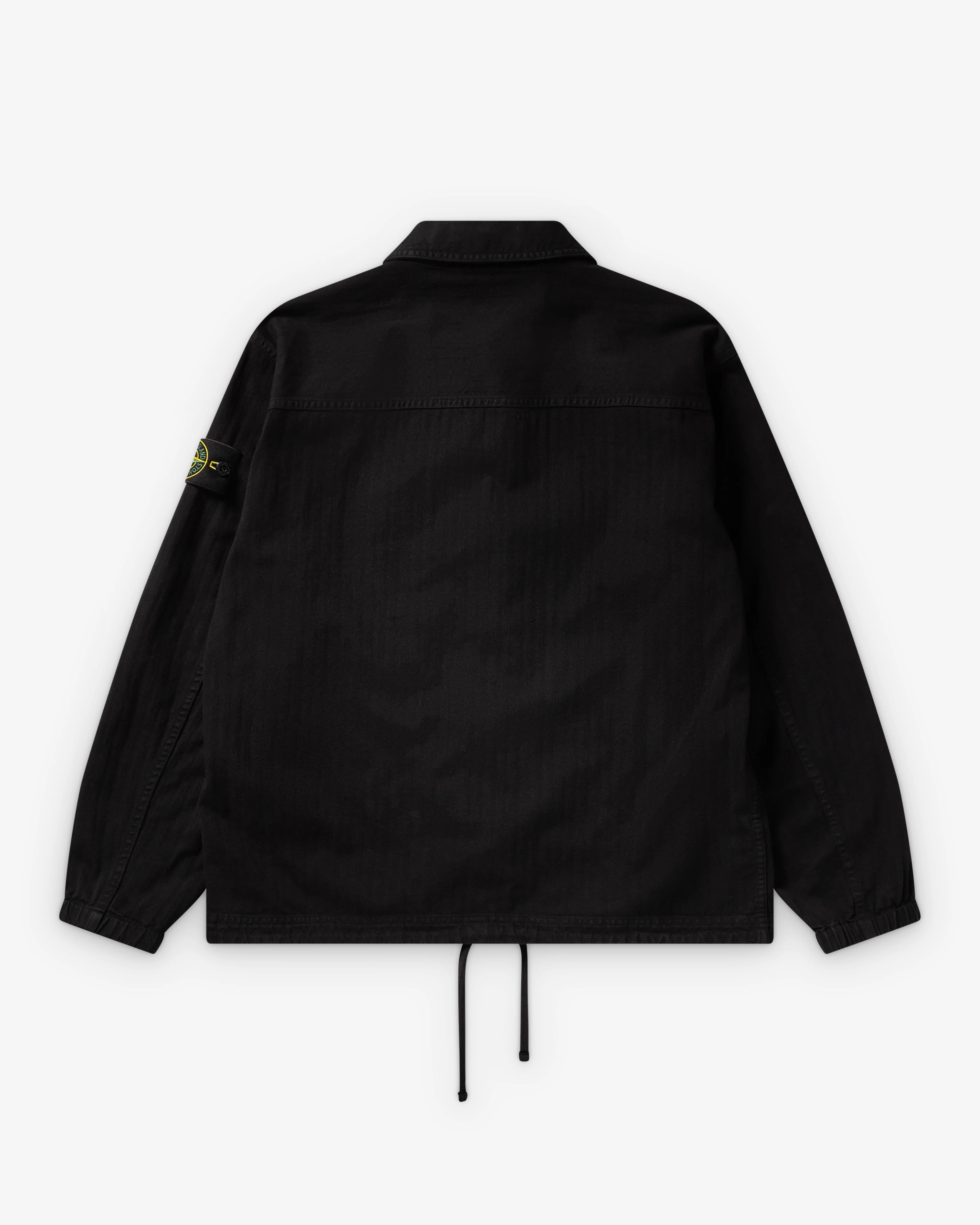 Stone Island - Men's Drawstring Shirt - (Black) - Image 2