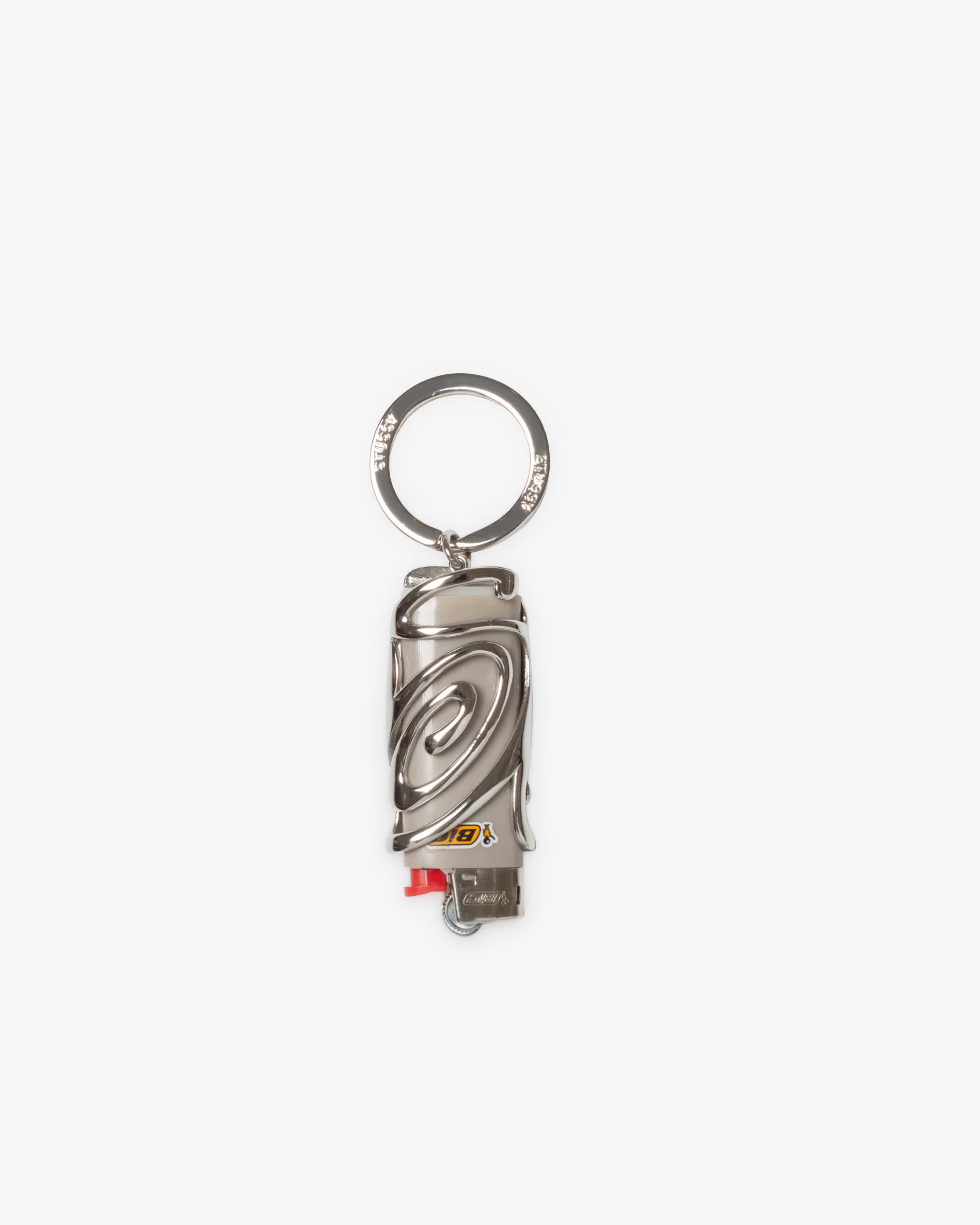 Stüssy - Lighter Holster Keychain - (Silver) - Image 2