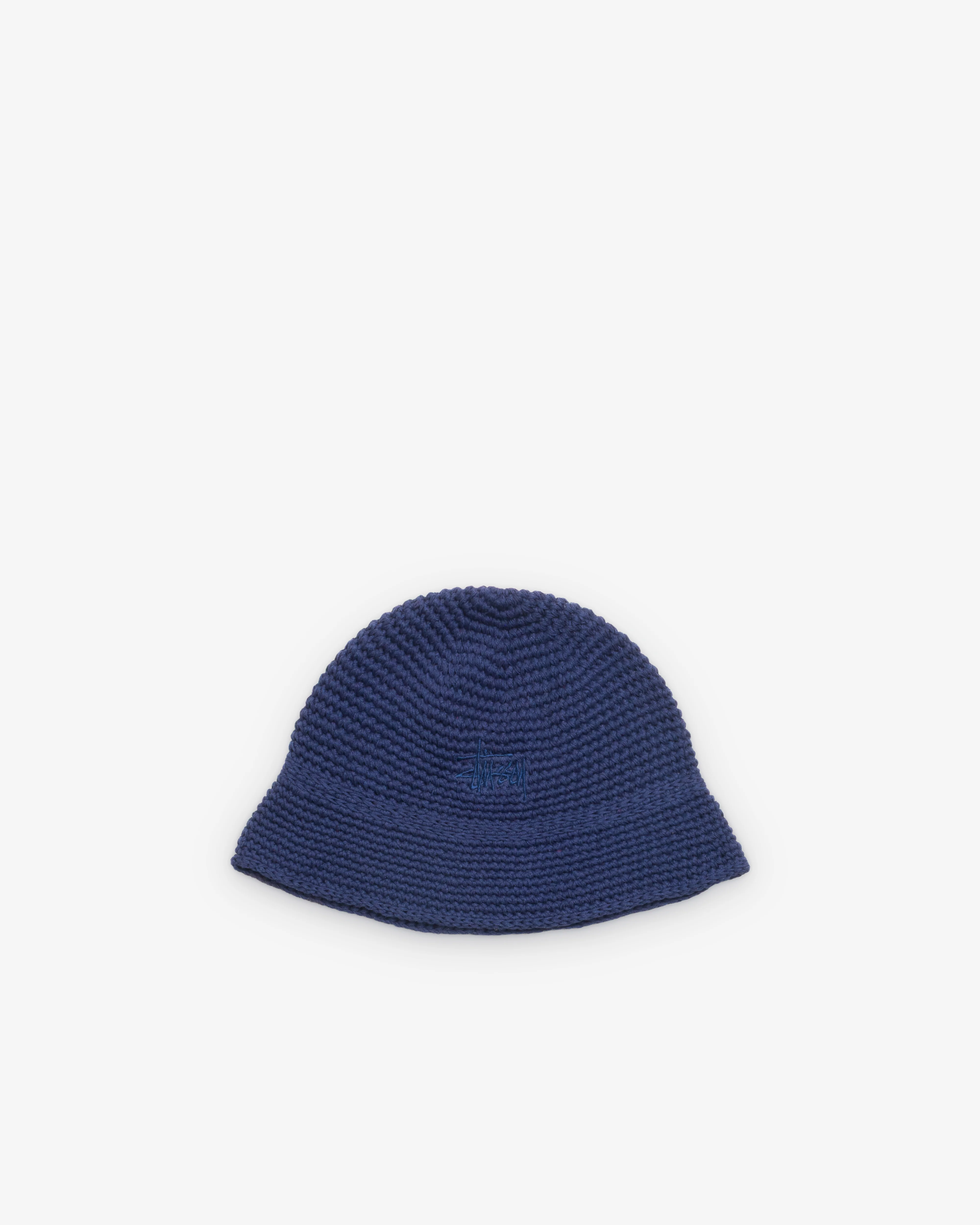 Stüssy - Men's Basic Linen Knit Bucket - (Navy)