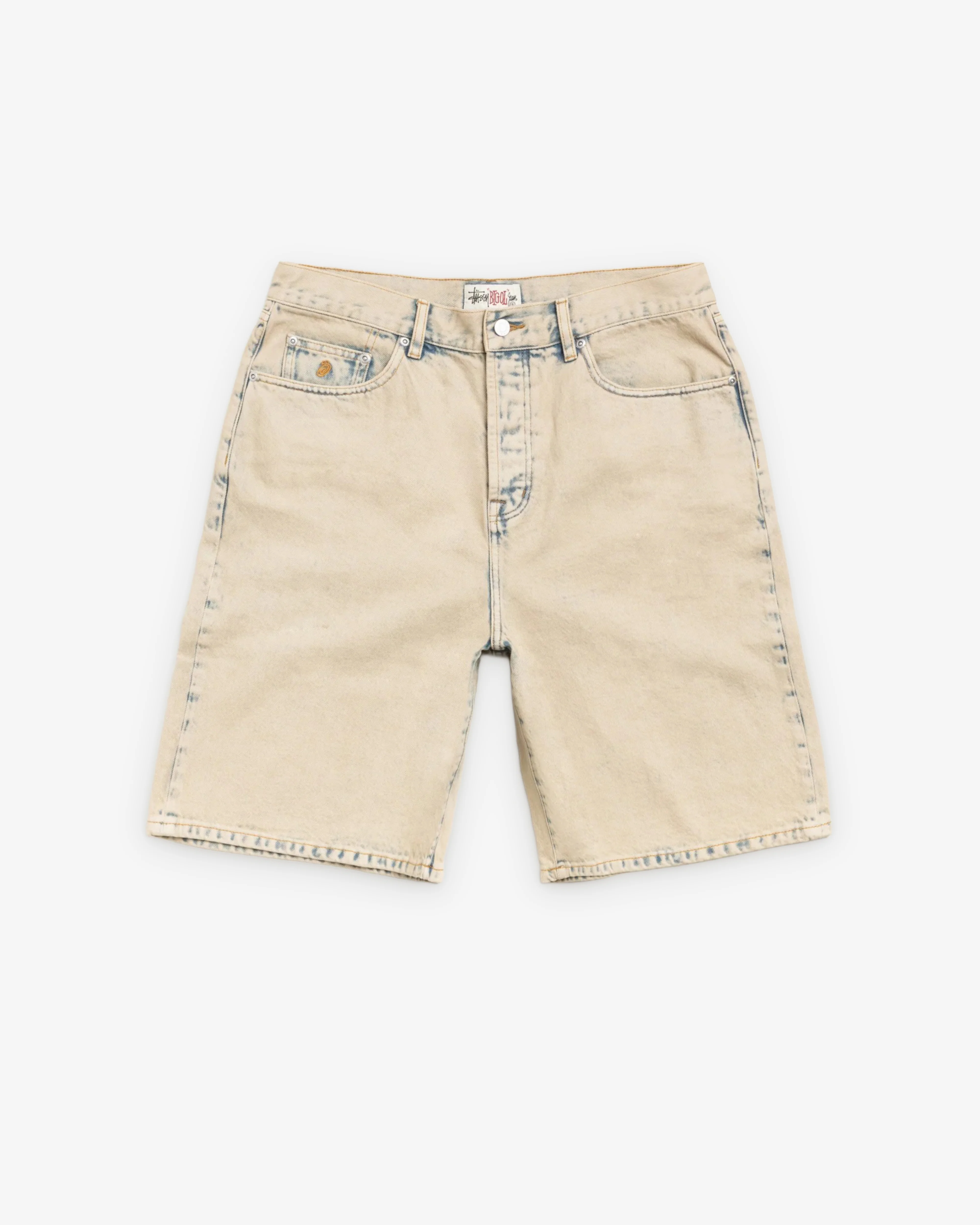 Stüssy - Men's Big Ol Shorts Resin Denim - (Resin Wash Khaki)