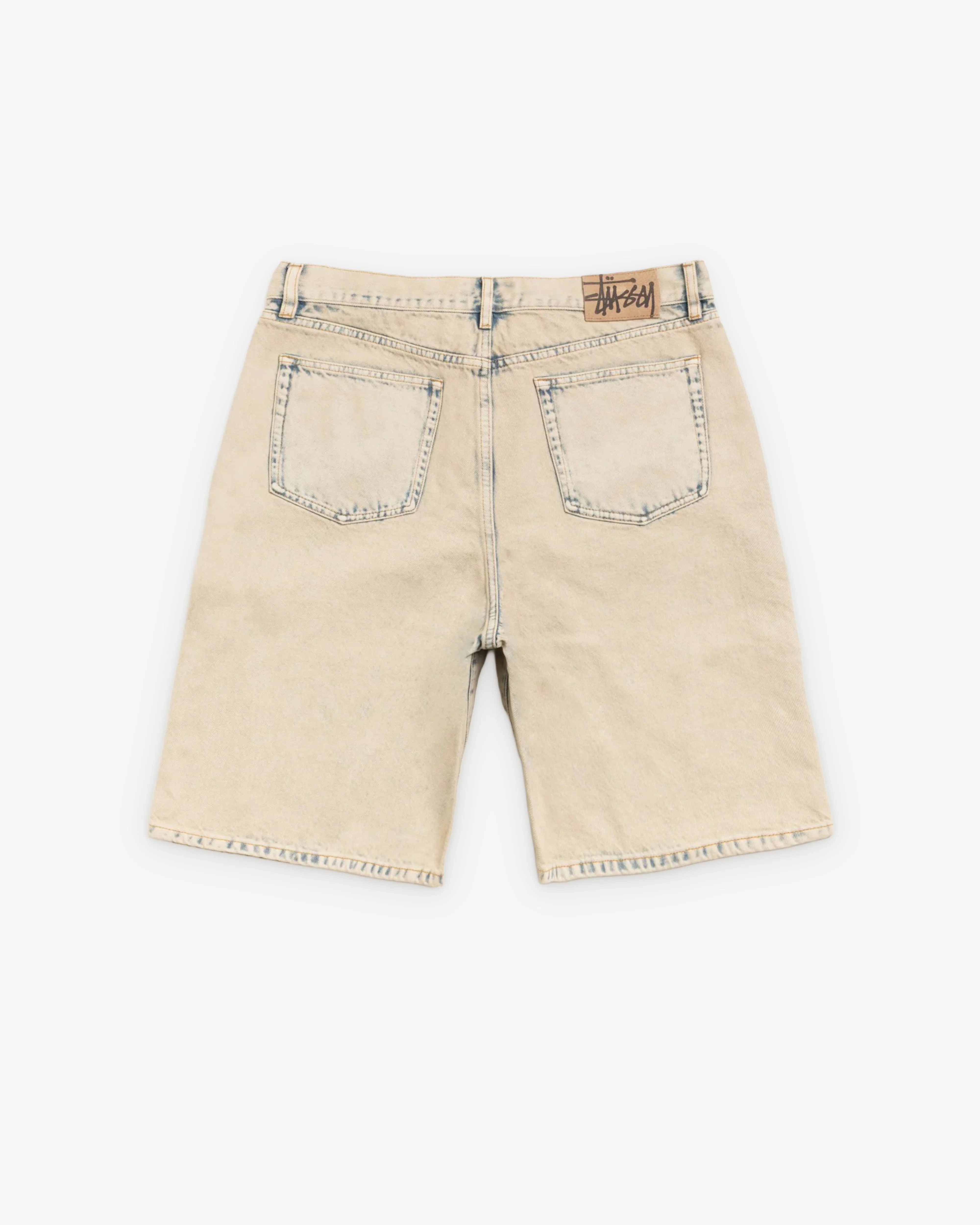 Stüssy - Men's Big Ol Shorts Resin Denim - (Resin Wash Khaki) - Image 2