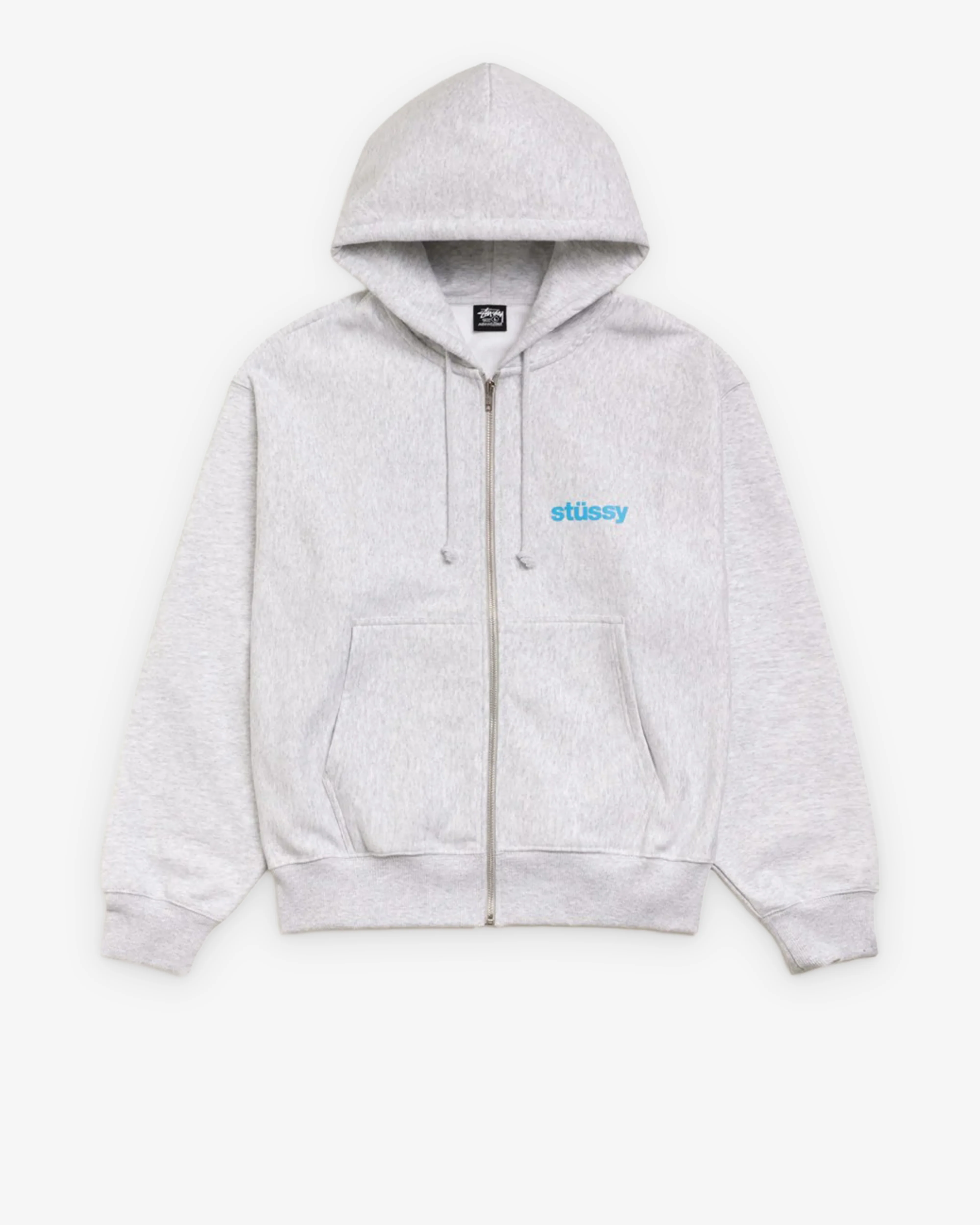 Stüssy - Men's Built Tough Zip Hood - (Ash Heather)