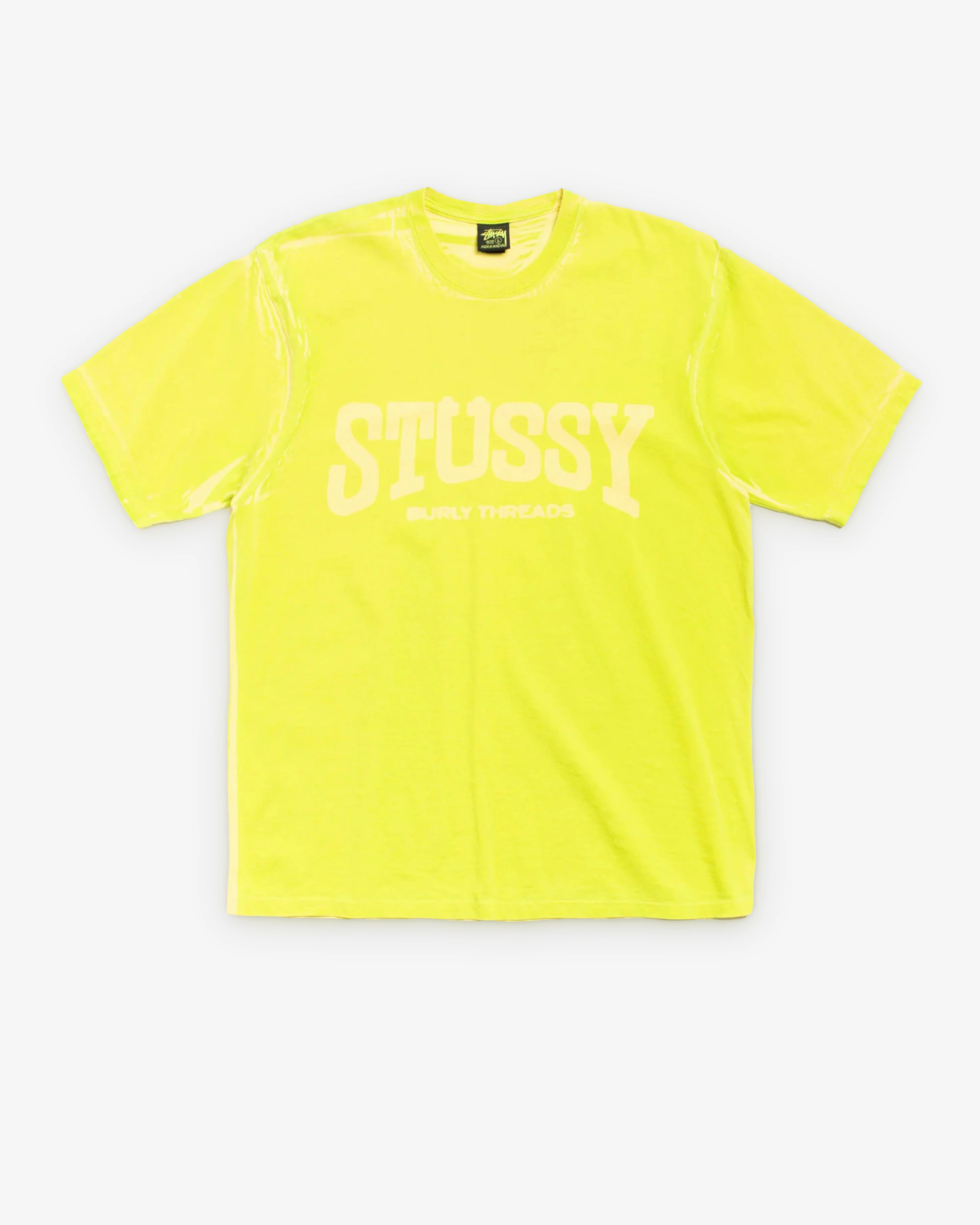 Stüssy - Men's Burly Tee - (Lemon)