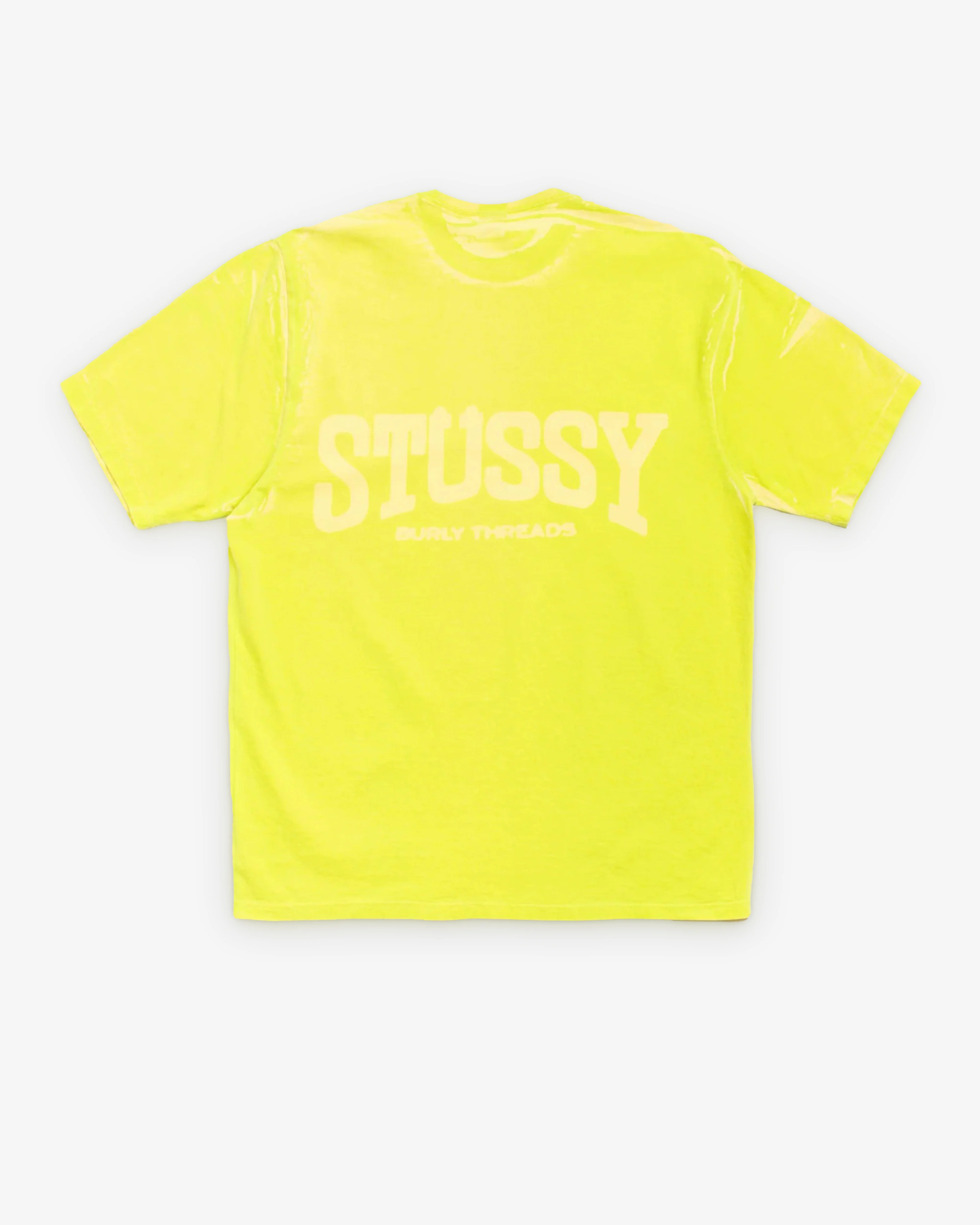 Stüssy - Men's Burly Tee - (Lemon) - Image 2