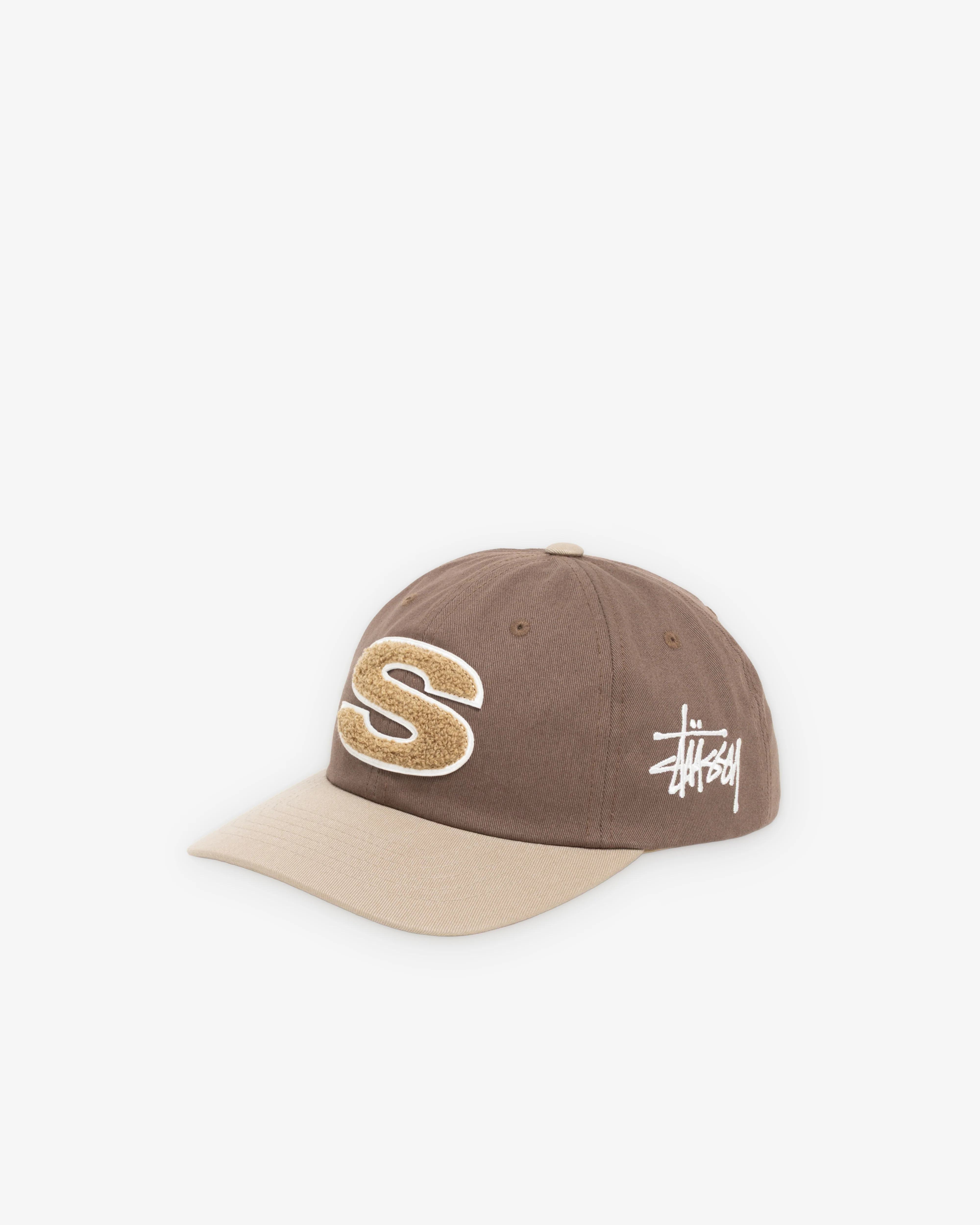 Stüssy - Men's Chenille S Low Pro Cap - (Brown) - Image 2