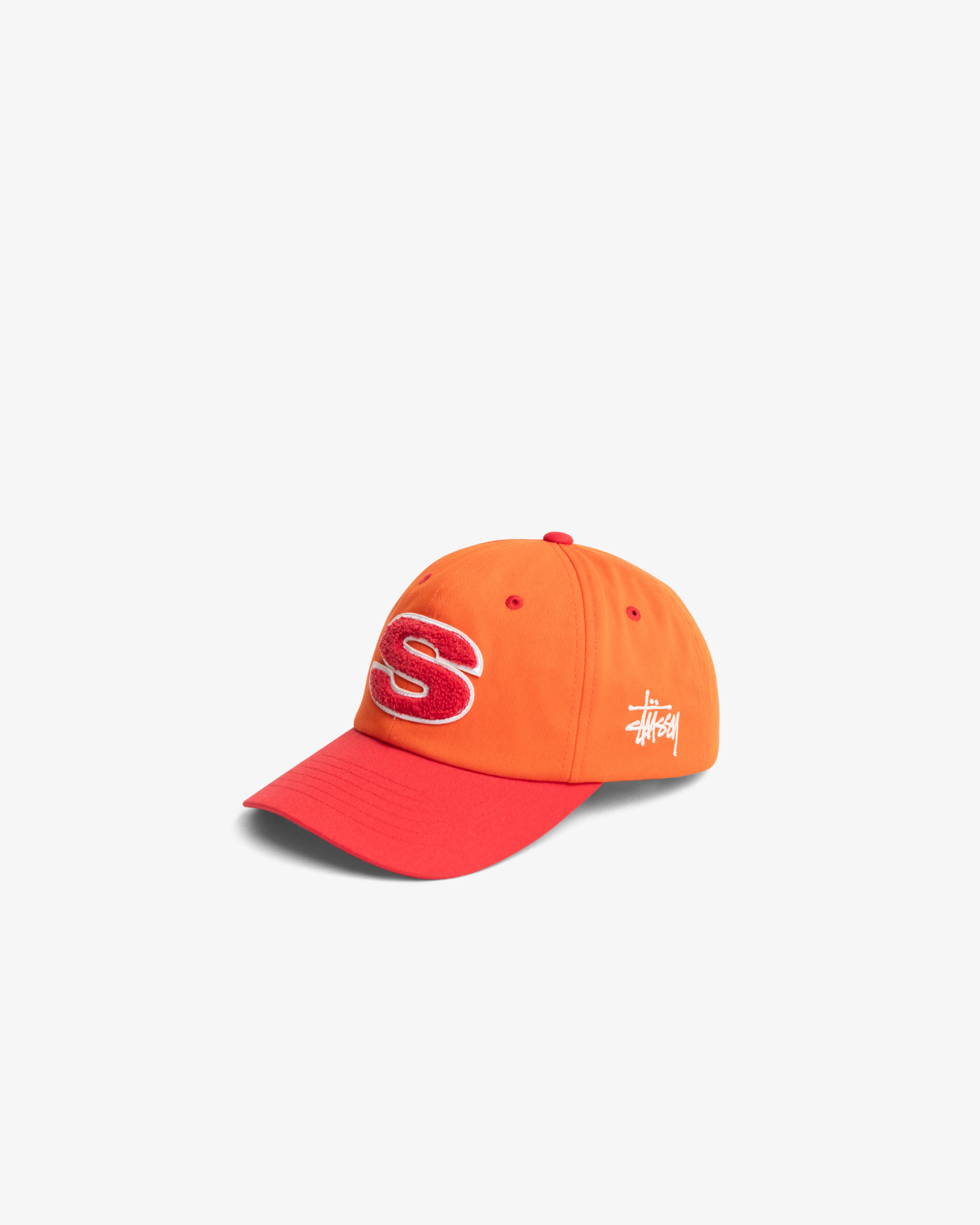 Stüssy - Men's Chenille S Low Pro Cap - (Orange) - Image 2