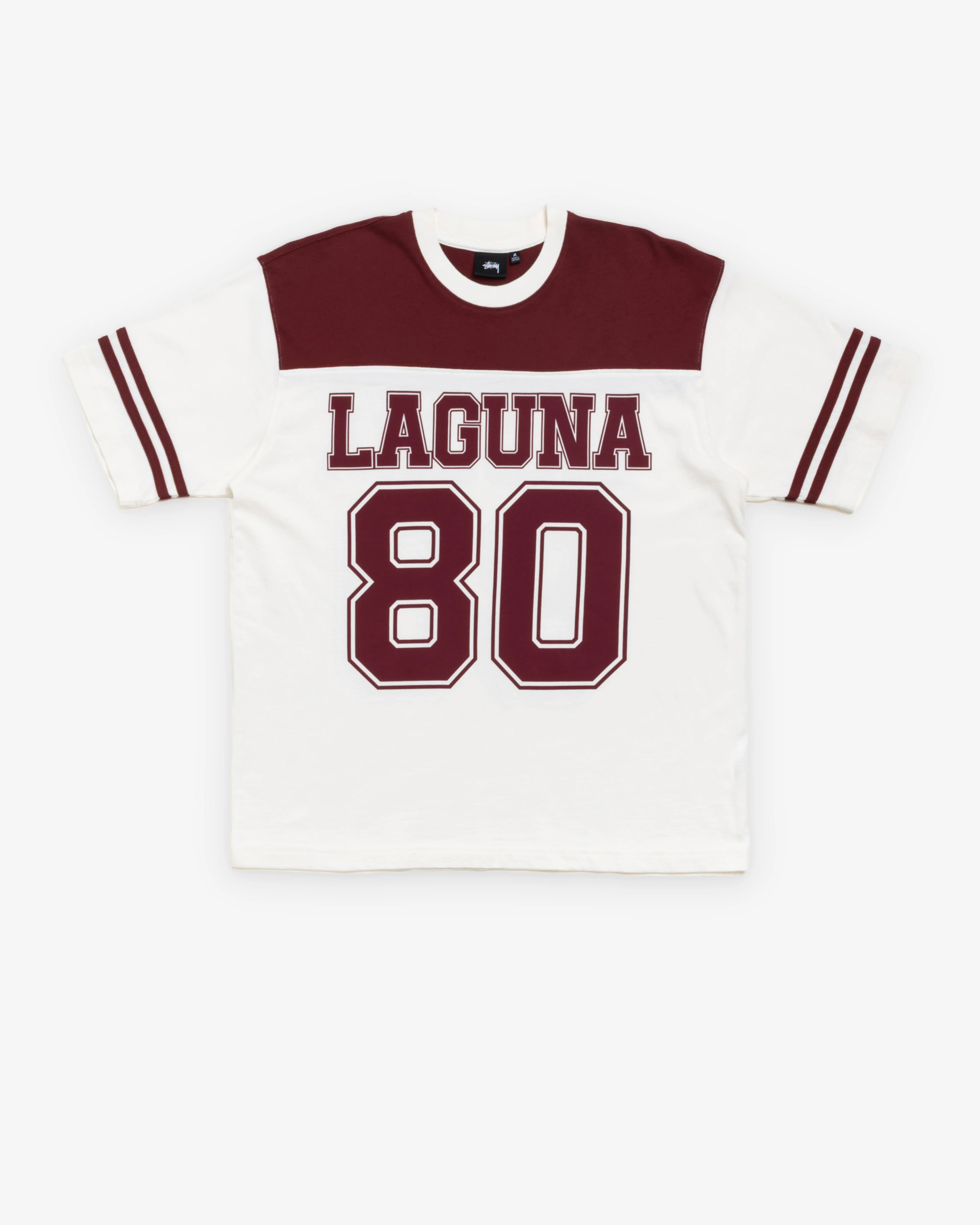 Stüssy - Men's Laguna Short Sleeve - (Maroon)