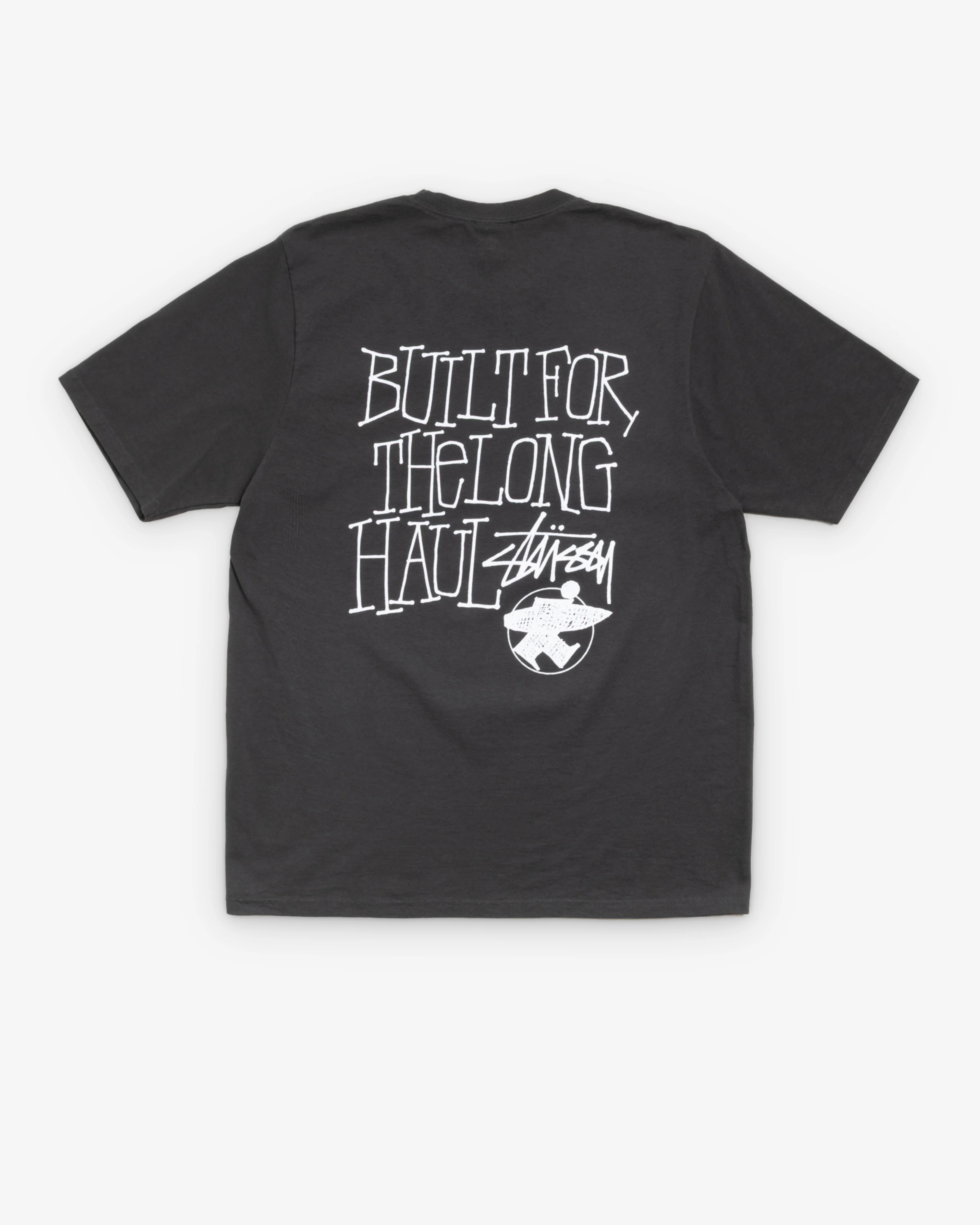 Stüssy - Men's Long Haul Pig. Dyed Tee - (Faded Black) - Image 2