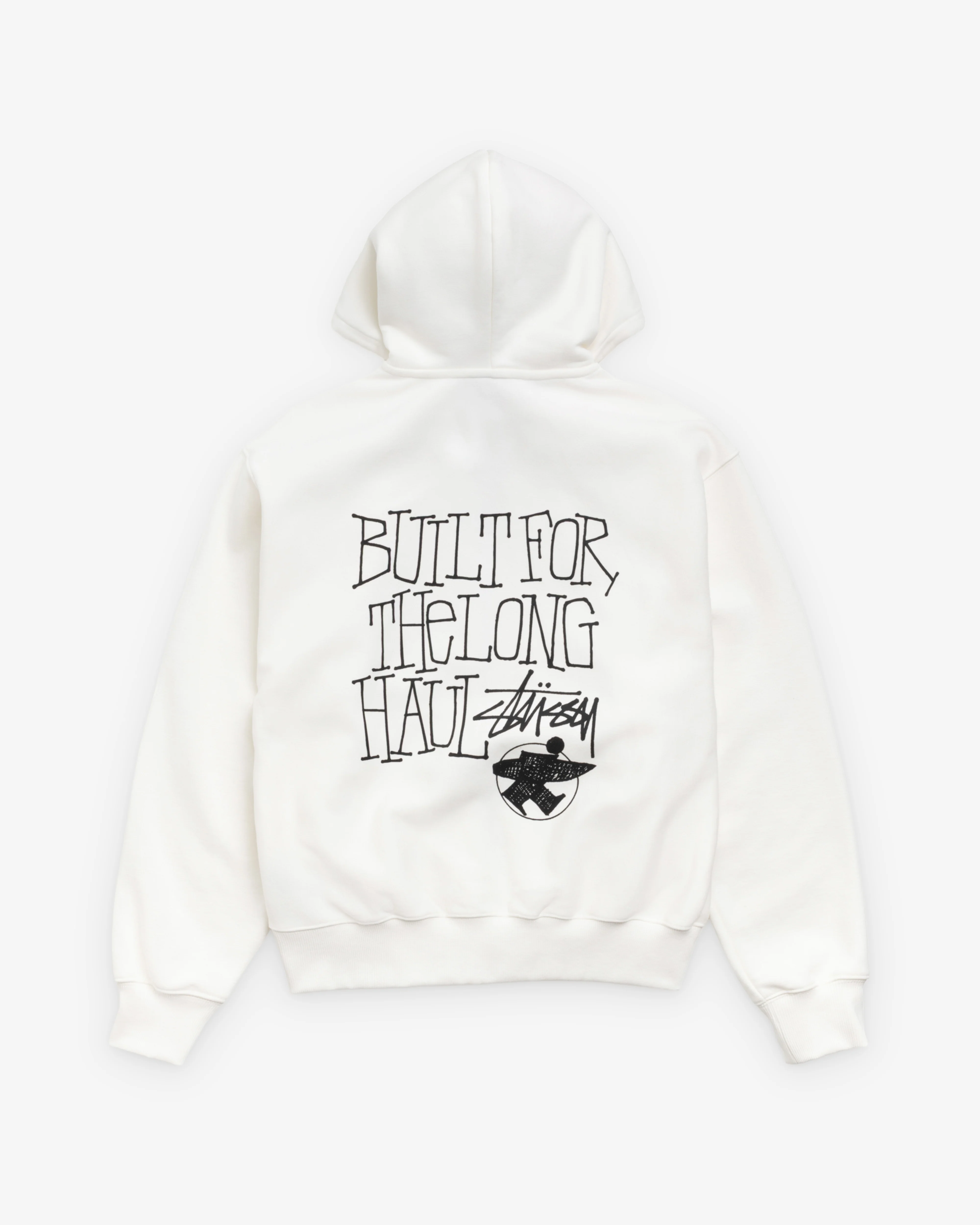 Stussy - Men's Long Haul Zip Hood - (Off White) - Image 2