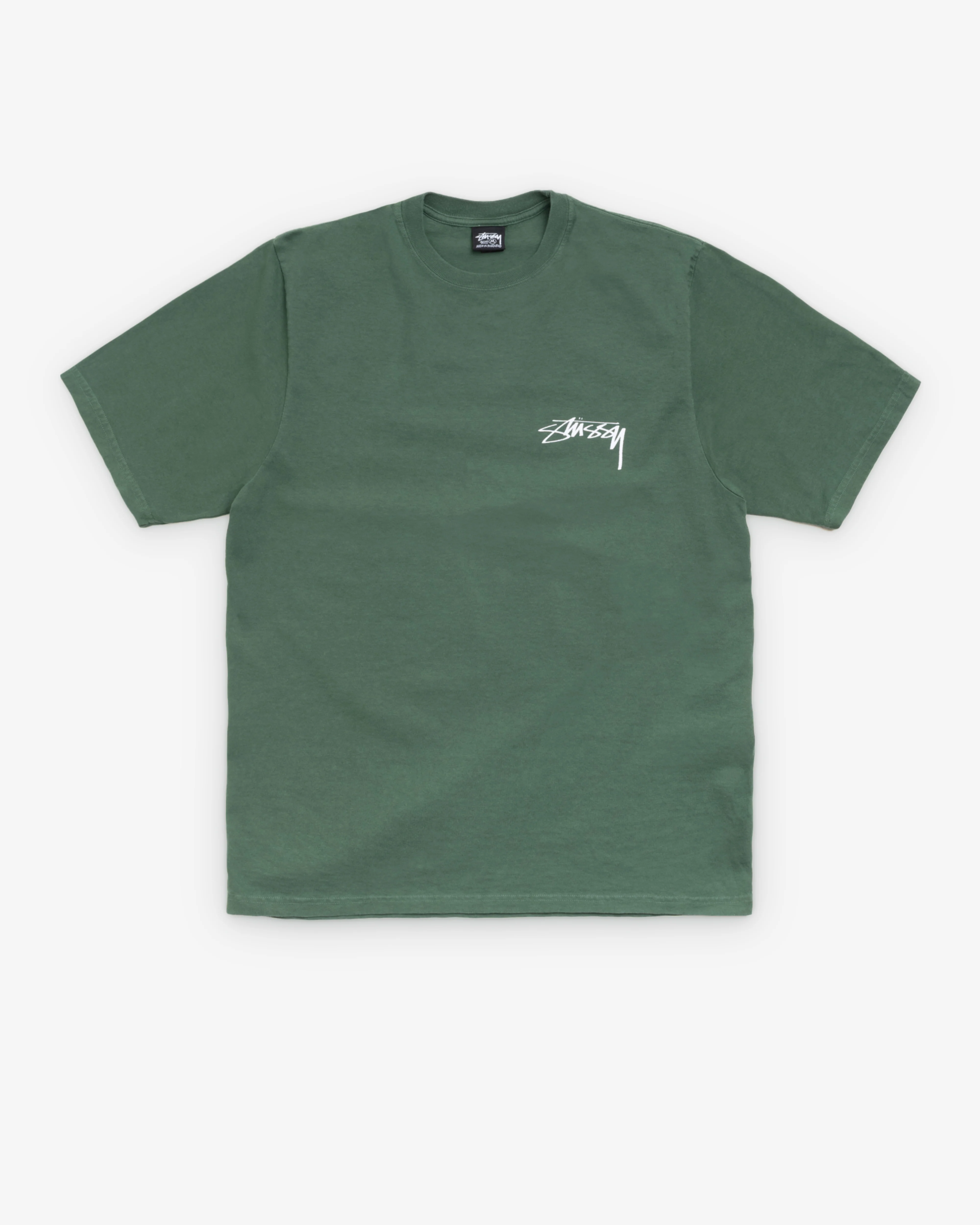 Stüssy - Men's Skate Stack Pig. Dyed Tee - (Pine) - Image 2