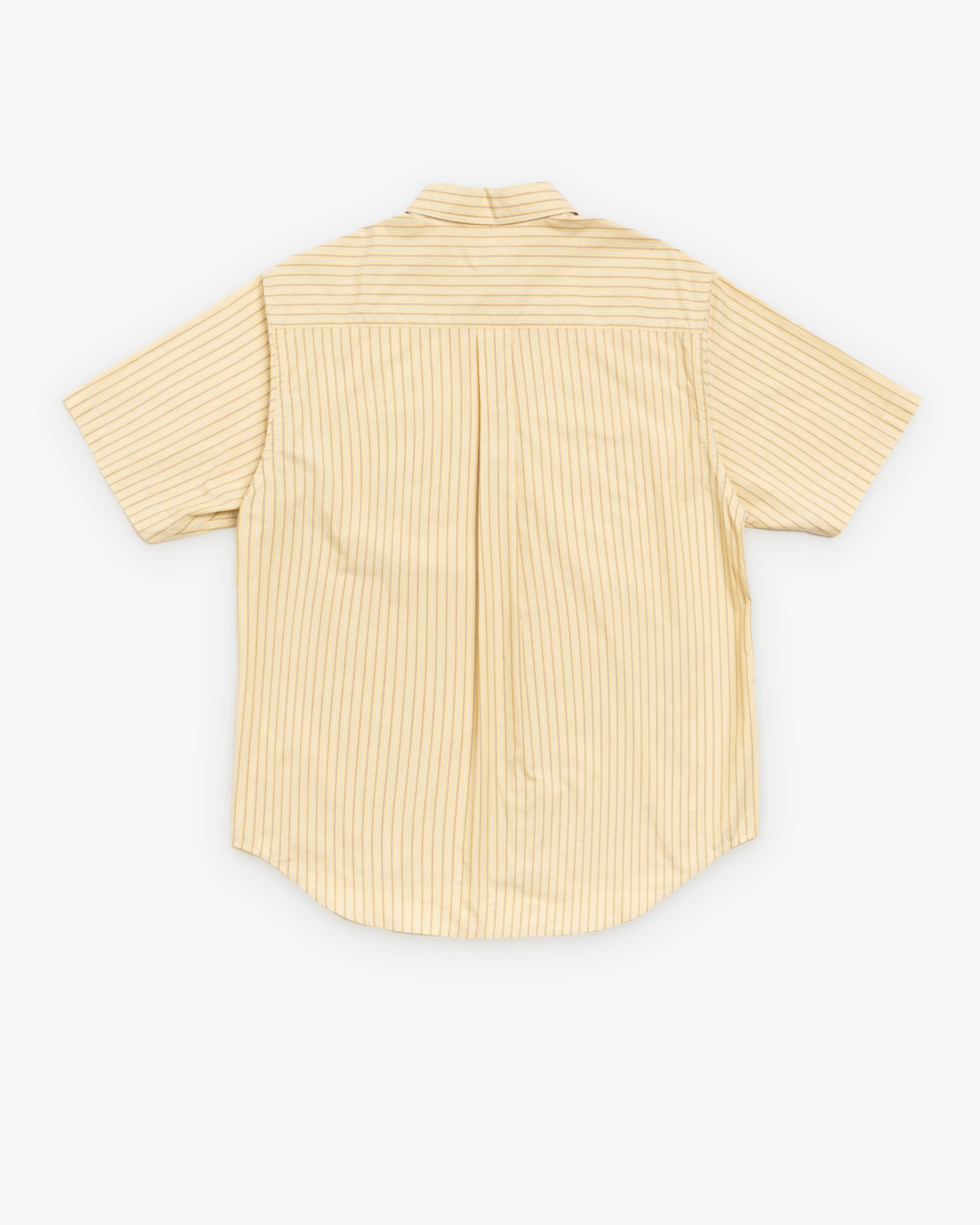 Stüssy - Men's Standard SS Shirt - (Yellow Stripe) - Image 2
