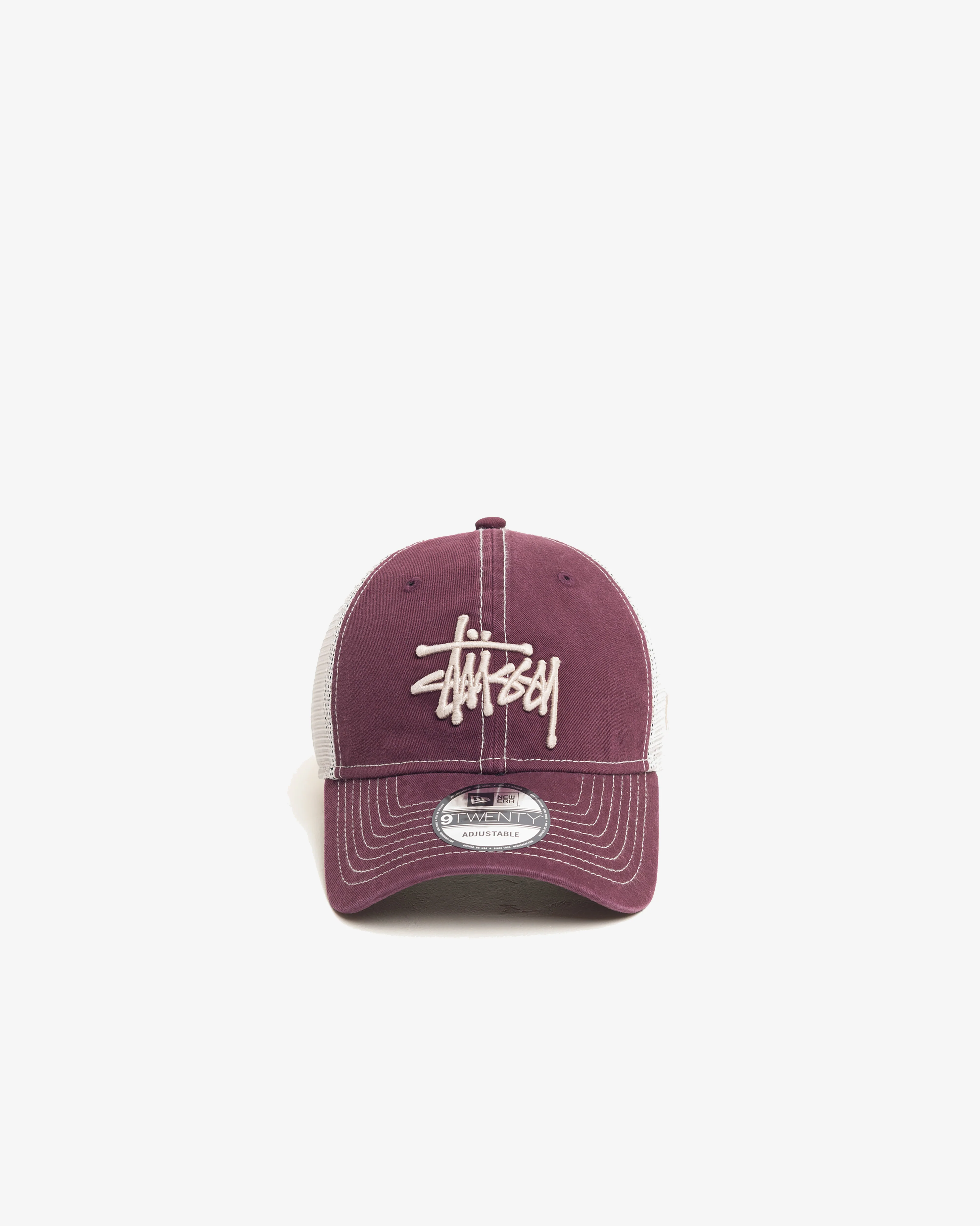 Stüssy - Men's Washed Basic Trucker 9Twenty - (Maroon)